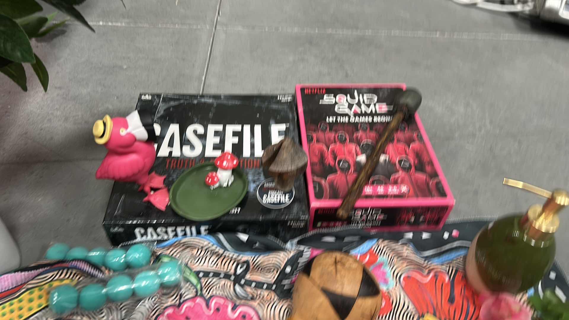 Photo 1 of MISC HIPPIE ASSORTMENT BOOKS, GAMES, THROW, LEMON TREE AND MORE