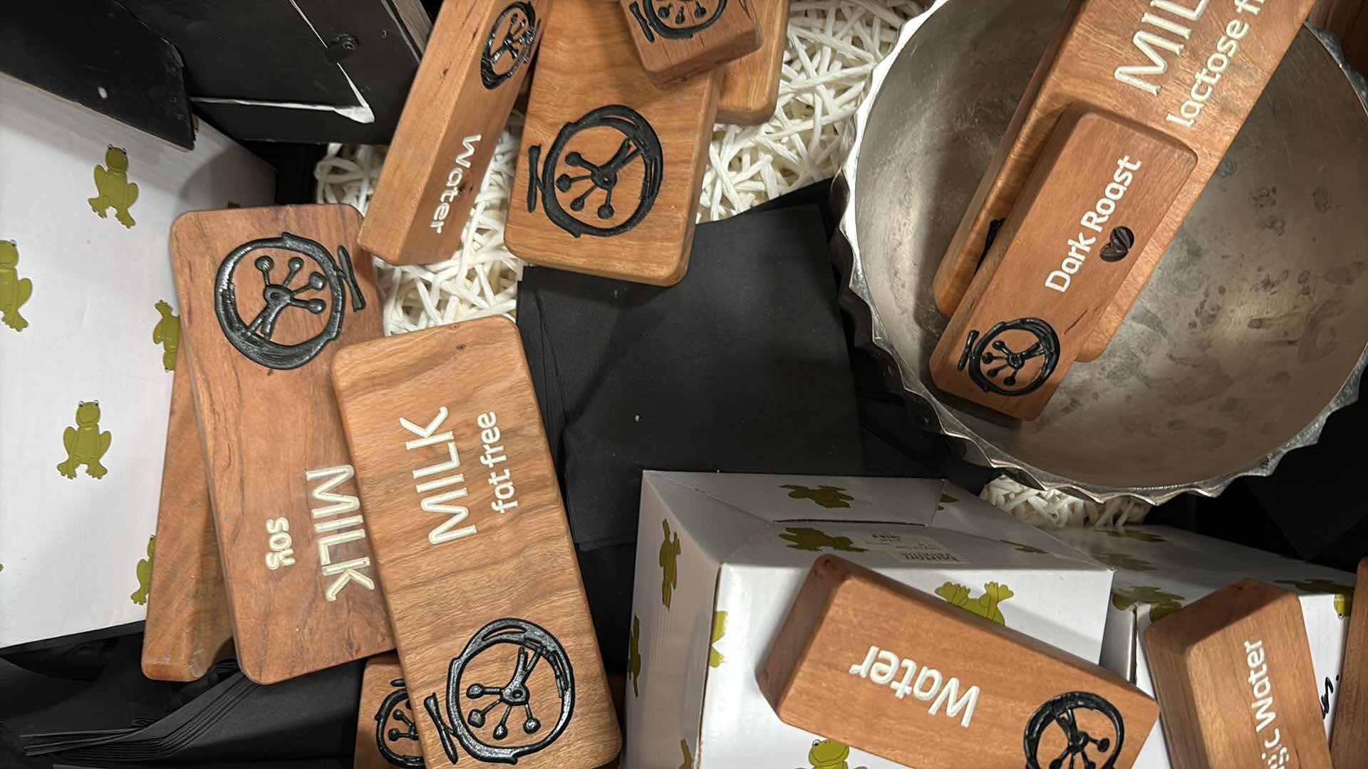 Photo 1 of CONTAINER OF WOOD KITCHEN-COFFEE DECOR SIGNS