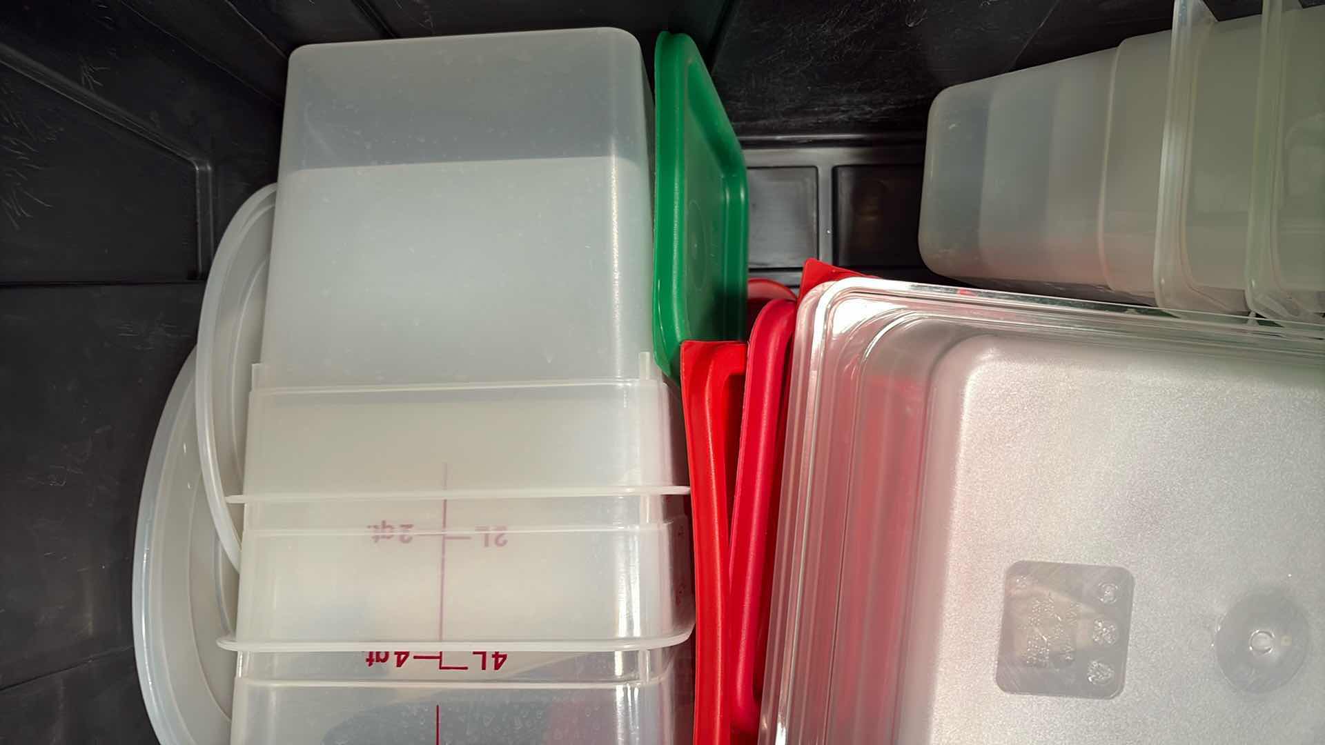 Photo 1 of CONTAINERS OF RESTAURANT-PLASTIC WARE