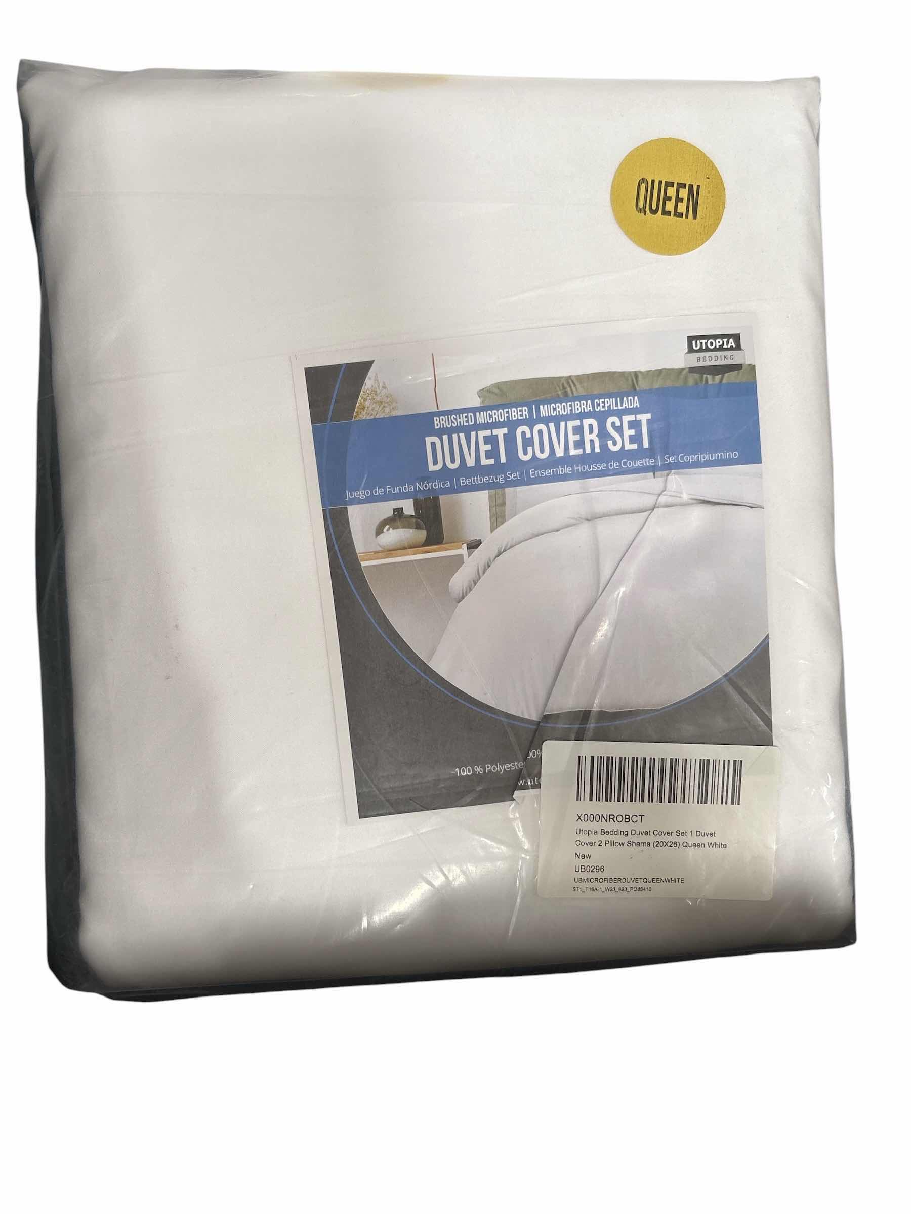 Photo 1 of NEW CONTAINER OF DUVET COVER MICROFIBER SET QUEEN SIZE