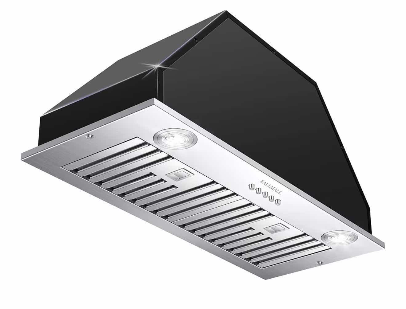 Photo 1 of NIB EALLMALL 36” STAINLESS STEEL BLACK COATING RANGE HOOD MODEL # EL11-36