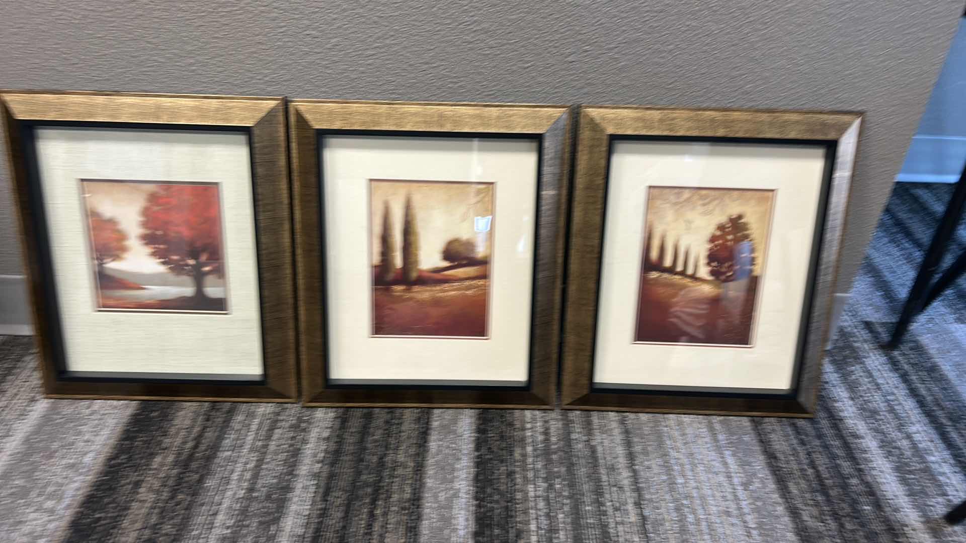 Photo 1 of 3 FRAMED LANDSCAPE ARTWORK 13 1/2” x H16”
