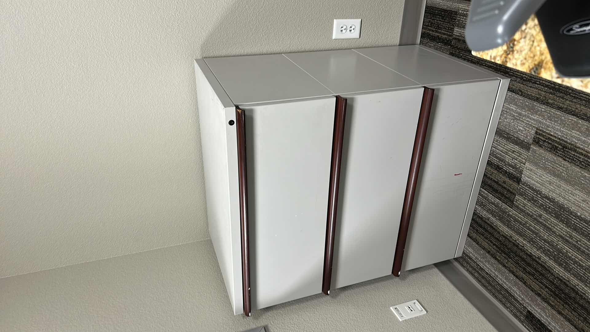 Photo 1 of 3 DRAWER METAL FILE CABINET 30” x 21 1/2” x H38 1/2”