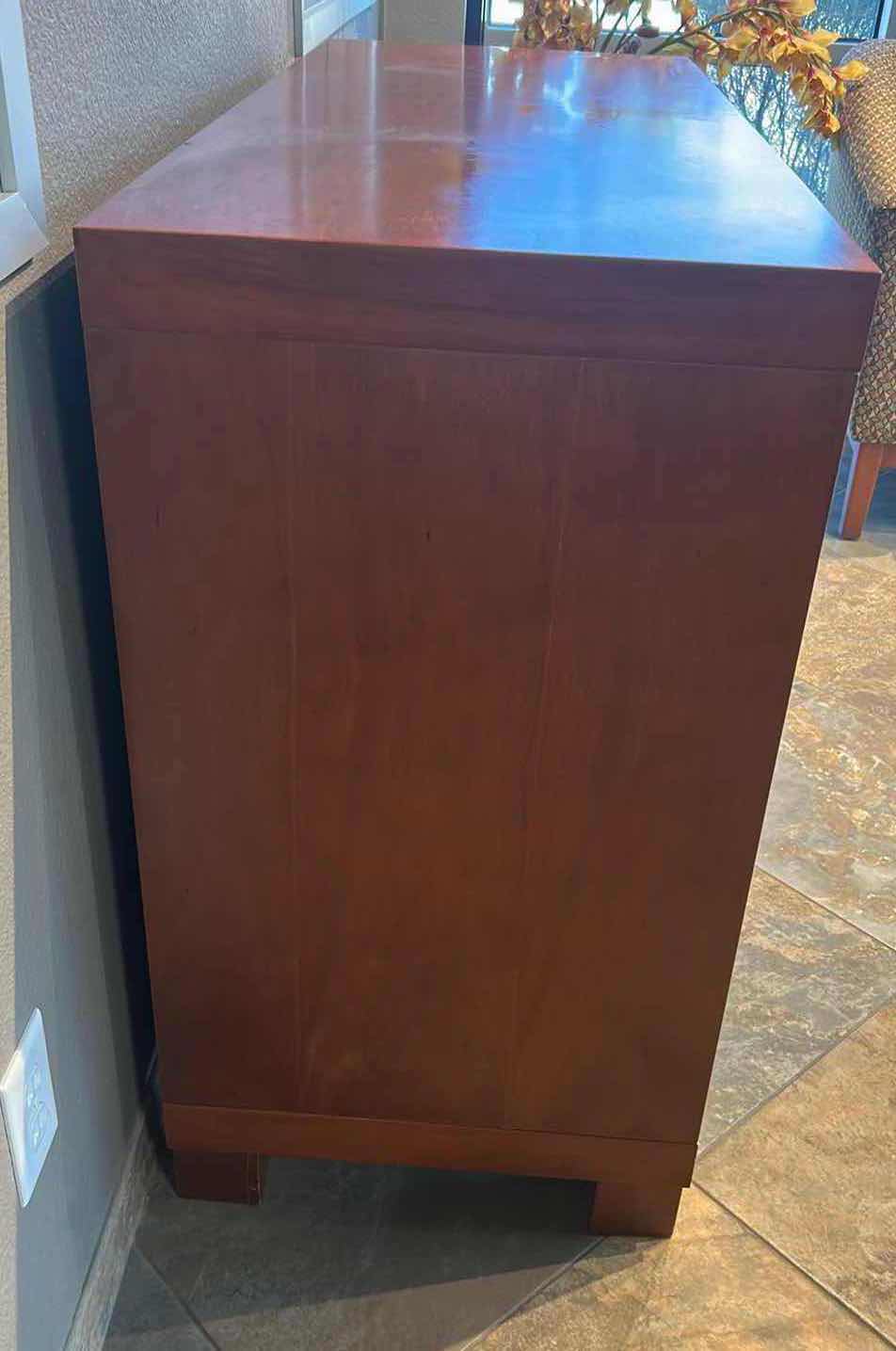 Photo 1 of MAHOGANY CREDENZA CABINET 45" X 19" H36"