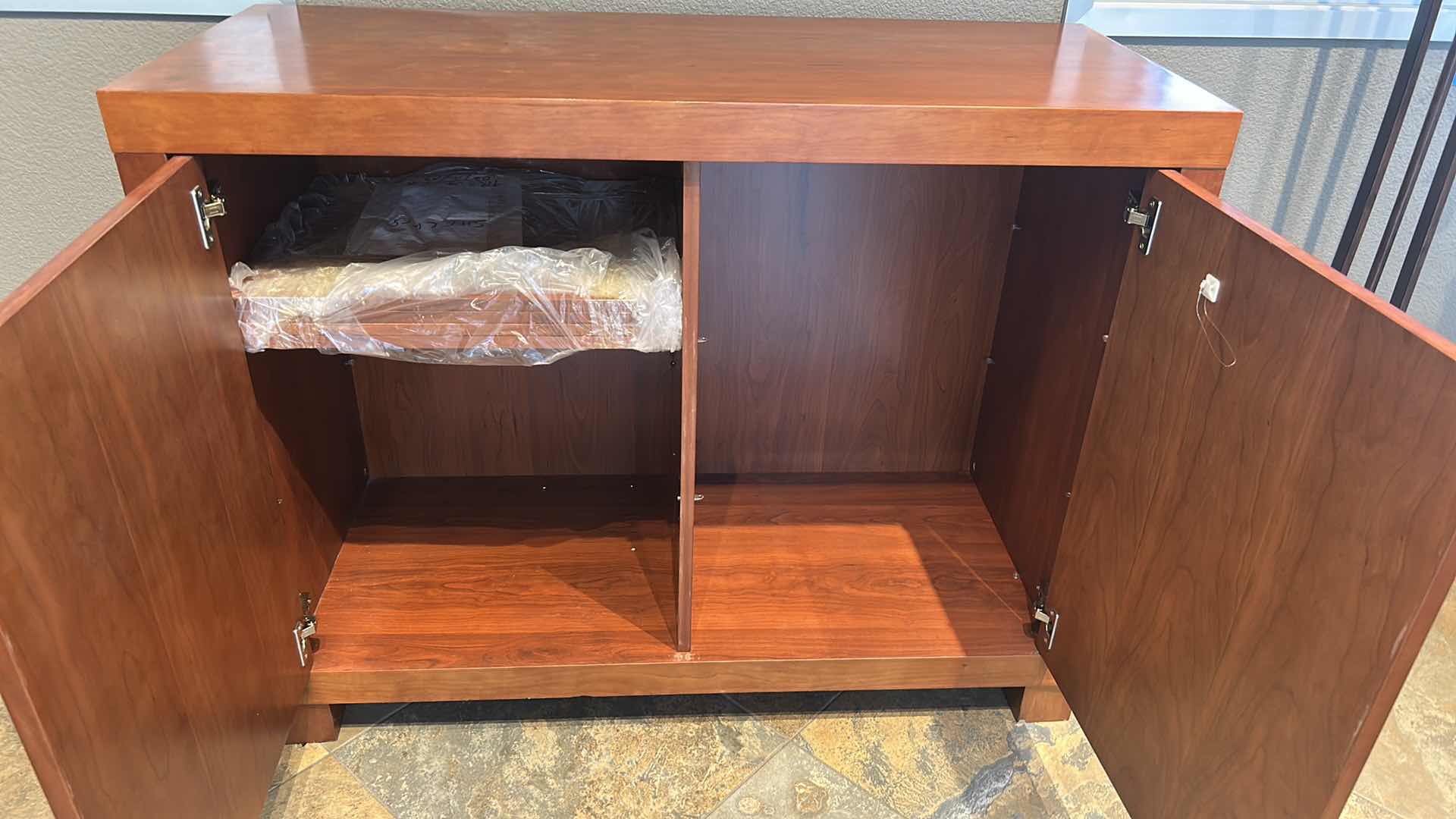 Photo 1 of MAHOGANY CREDENZA CABINET 45" X 19" H36"