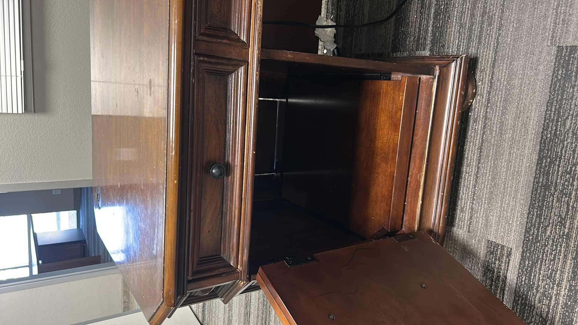 Photo 1 of MAHOGANY L-SHAPED EXECUTIVE OFFICE DESK (68 x 28.5“ BY 46” X 23” H30")