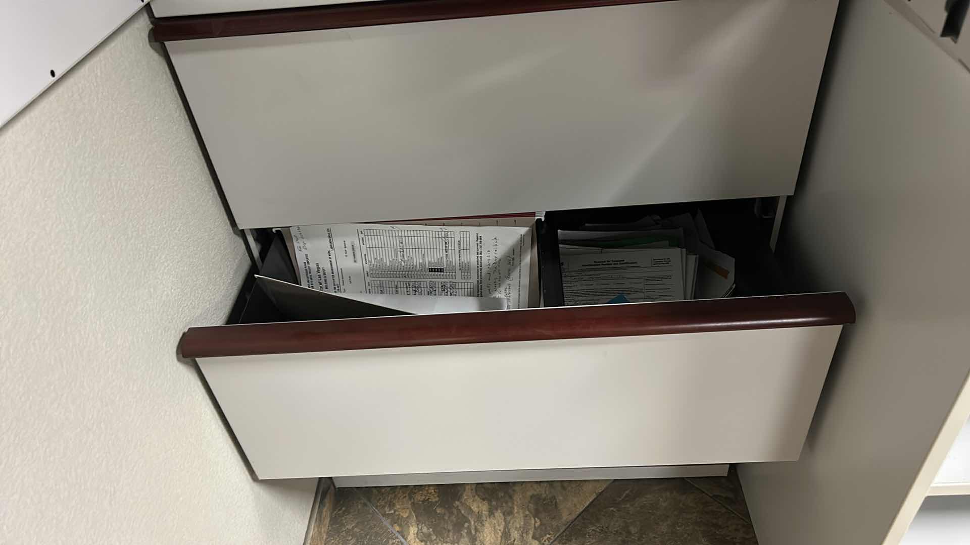 Photo 1 of 3 DRAWER METAL CABINET 22” x 29” x H38 1/2”