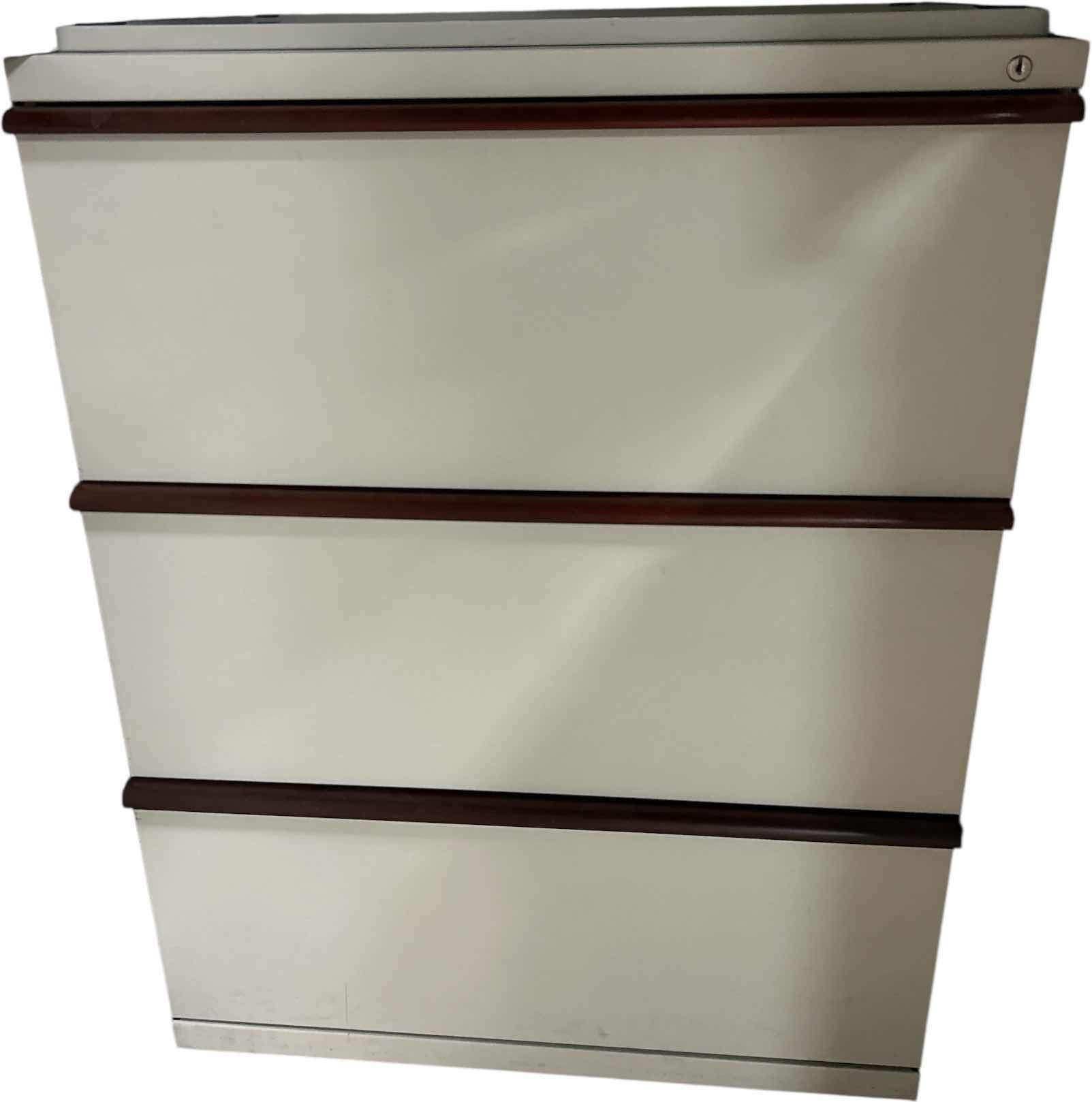 Photo 1 of 3 DRAWER METAL CABINET 22” x 29” x H38 1/2”