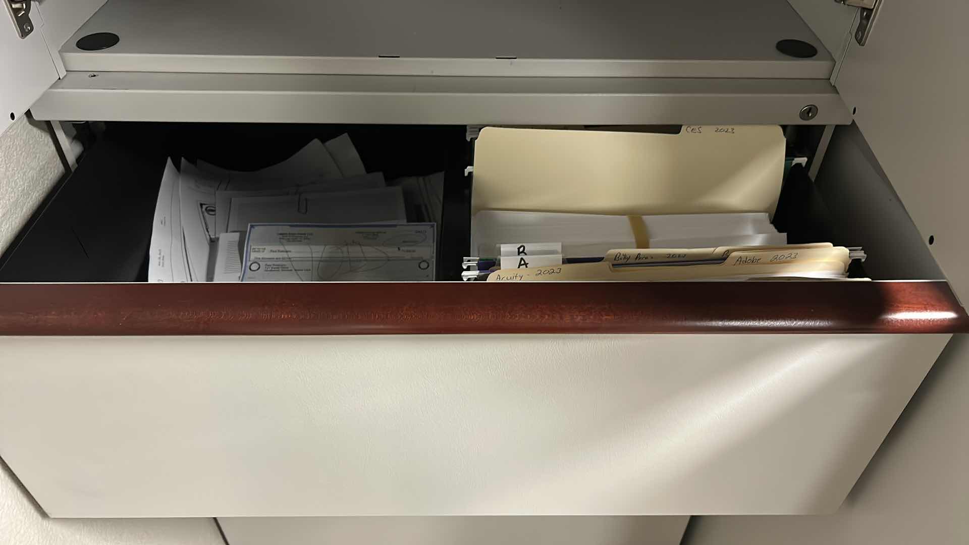 Photo 1 of 3 DRAWER METAL CABINET 22” x 29” x H38 1/2”