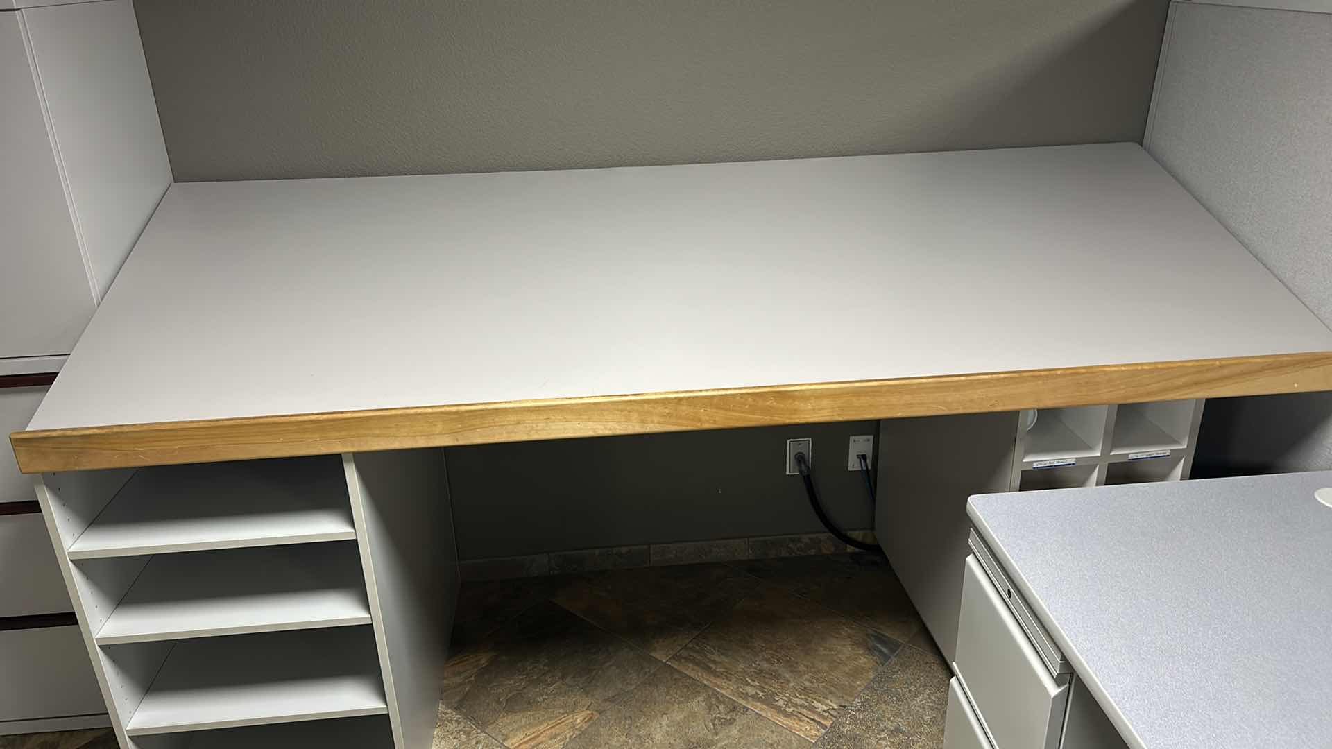 Photo 1 of 3 PC OFFICE DRAWING BOARD 8‘ x 3‘WITH BOTTOM SHELVING H3’
