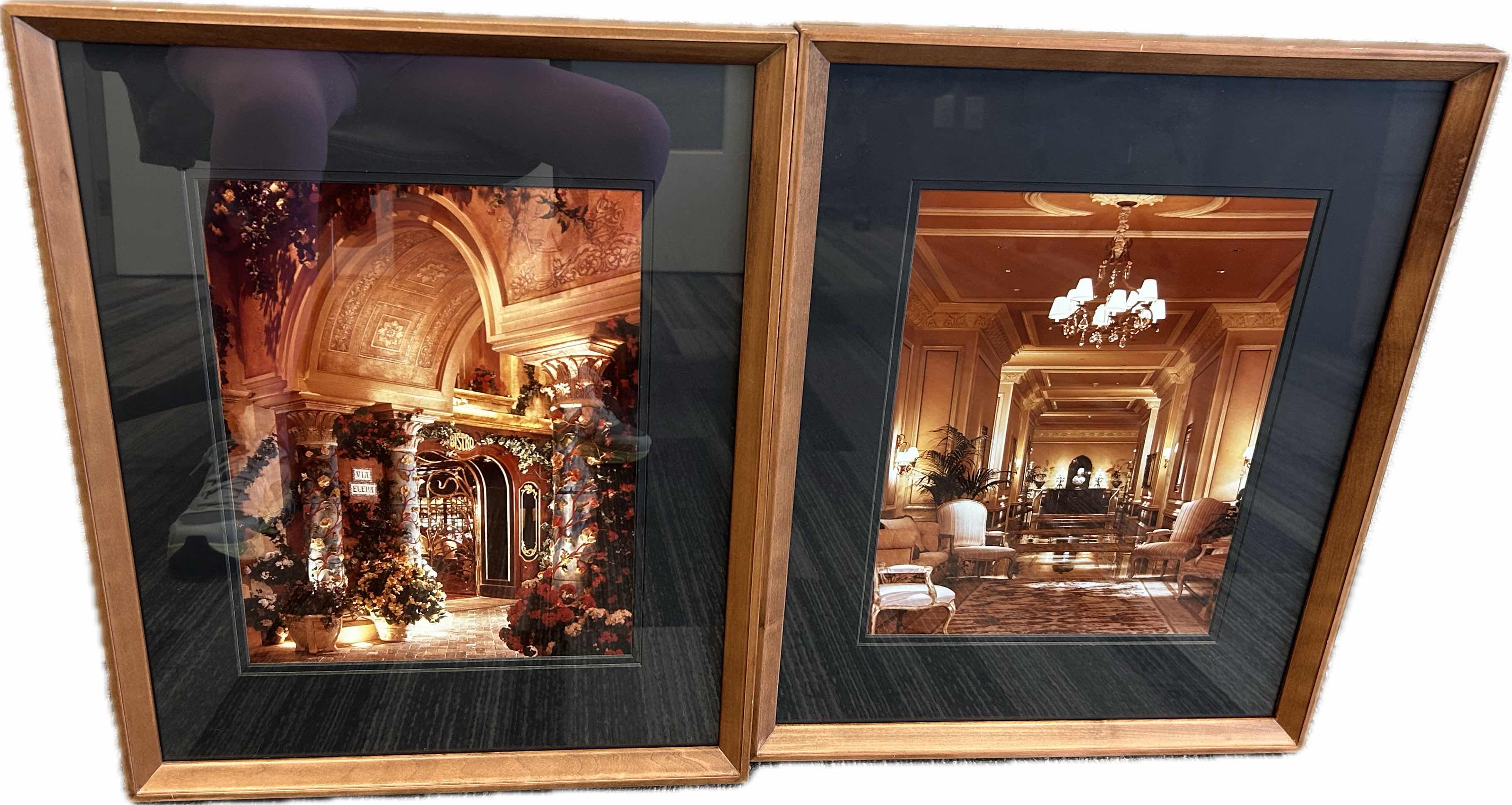 Photo 1 of 2- FRAMED ARTWORKS 17" X 23"
