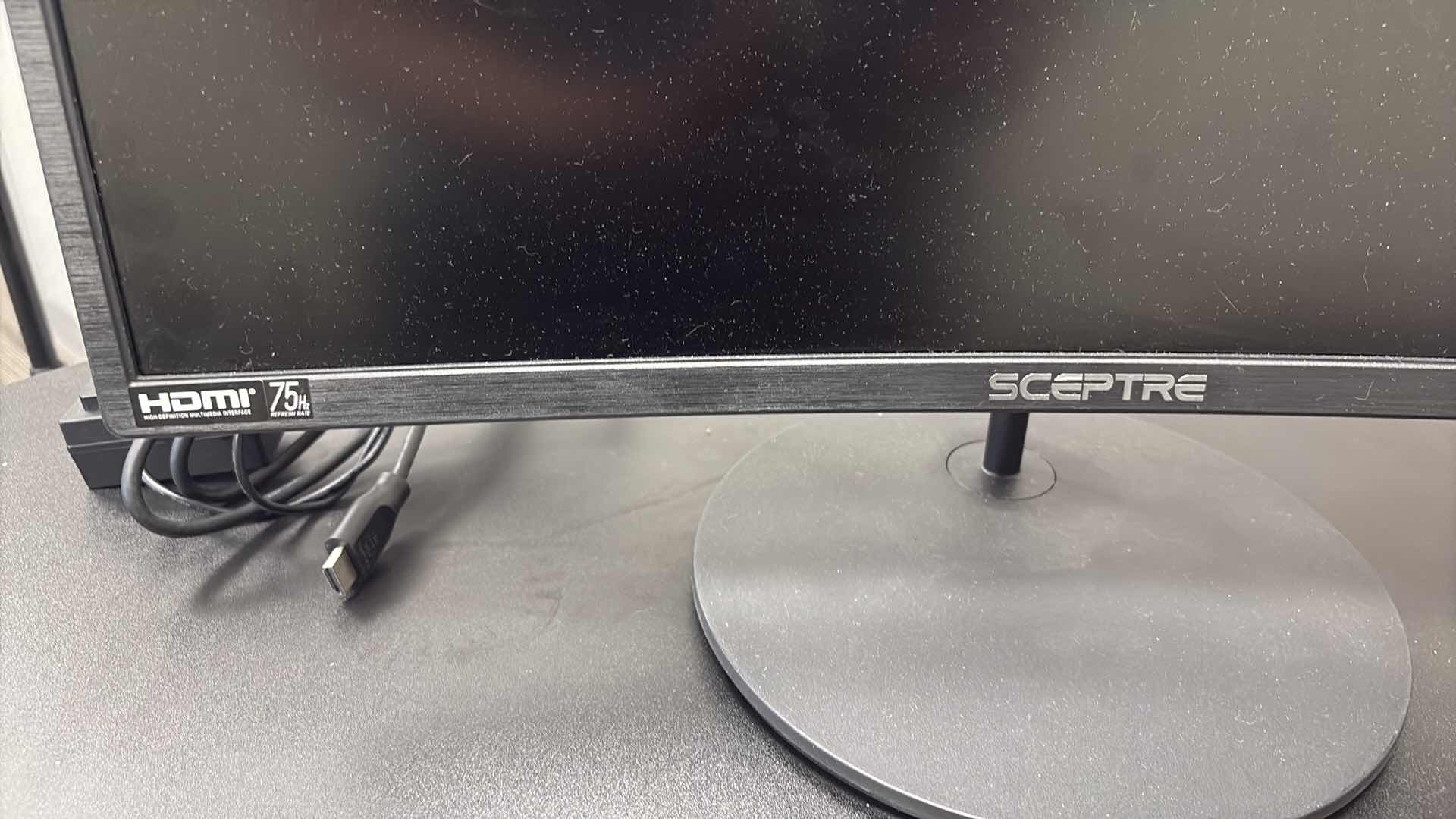 Photo 1 of 25" SCEPTRE CURVED HDMI COMPUTER MONITOR