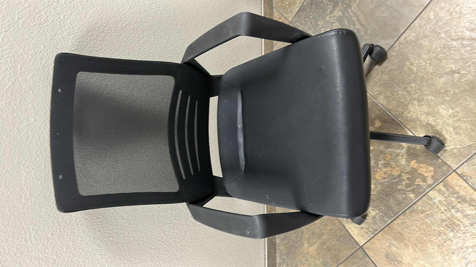 Photo 1 of BALCK SWIVEL ROLLING OFFICE ARM CHAIR