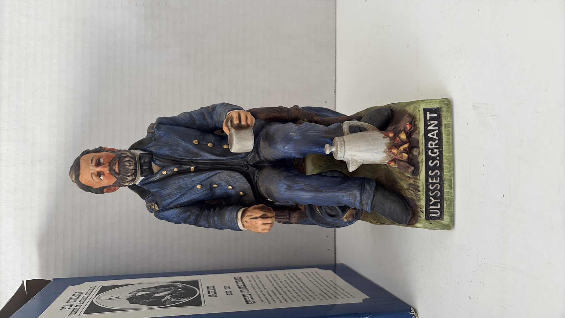 Photo 1 of MCCORMICK BOURBON “ULYSSES S. GRANT” PORCELAIN DECANTER (EMPTY)