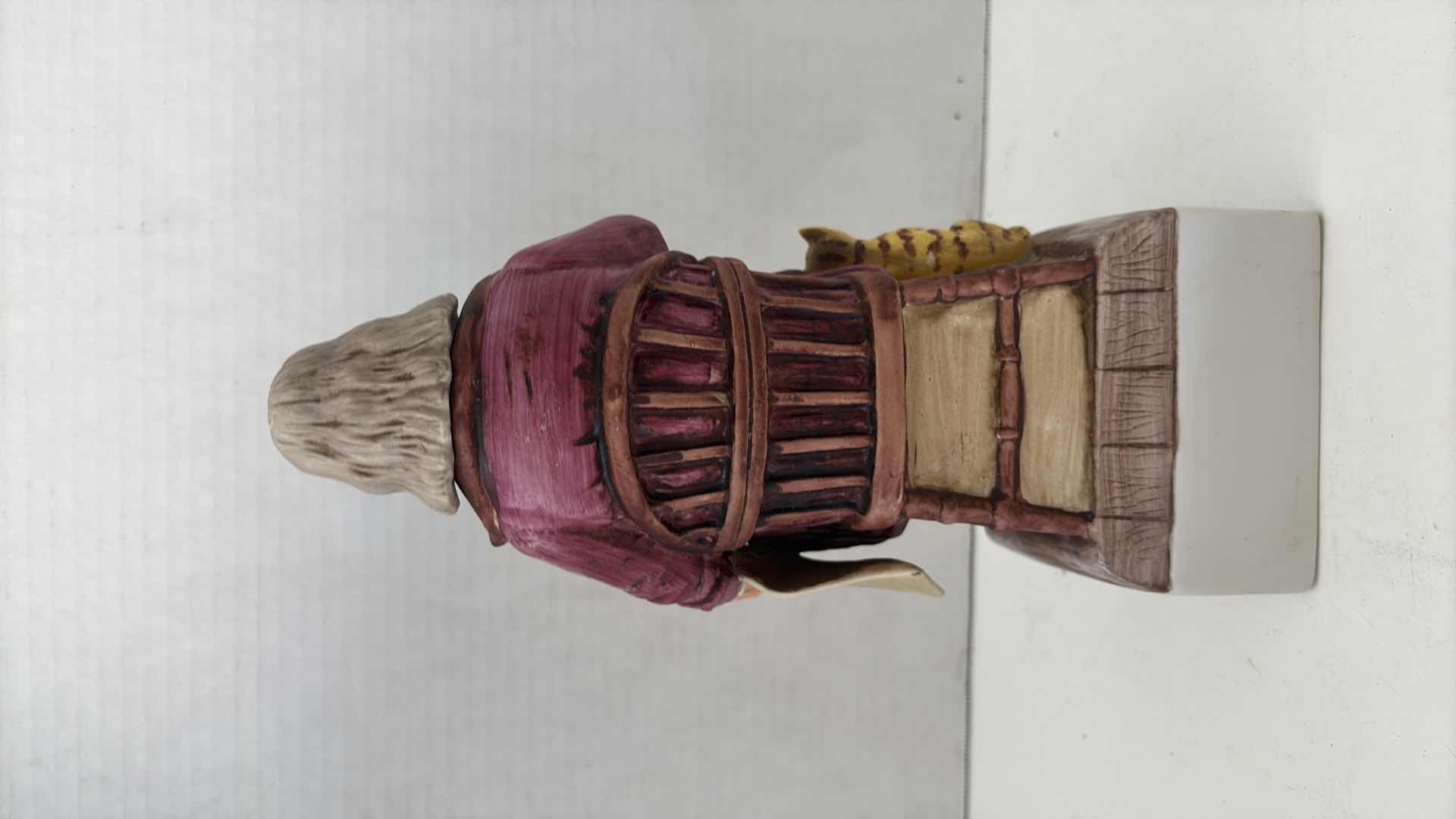 Photo 1 of MCCORMICK BOURBON  “BEN FRANKLIN”PORCELAIN DECANTER (EMPTY)