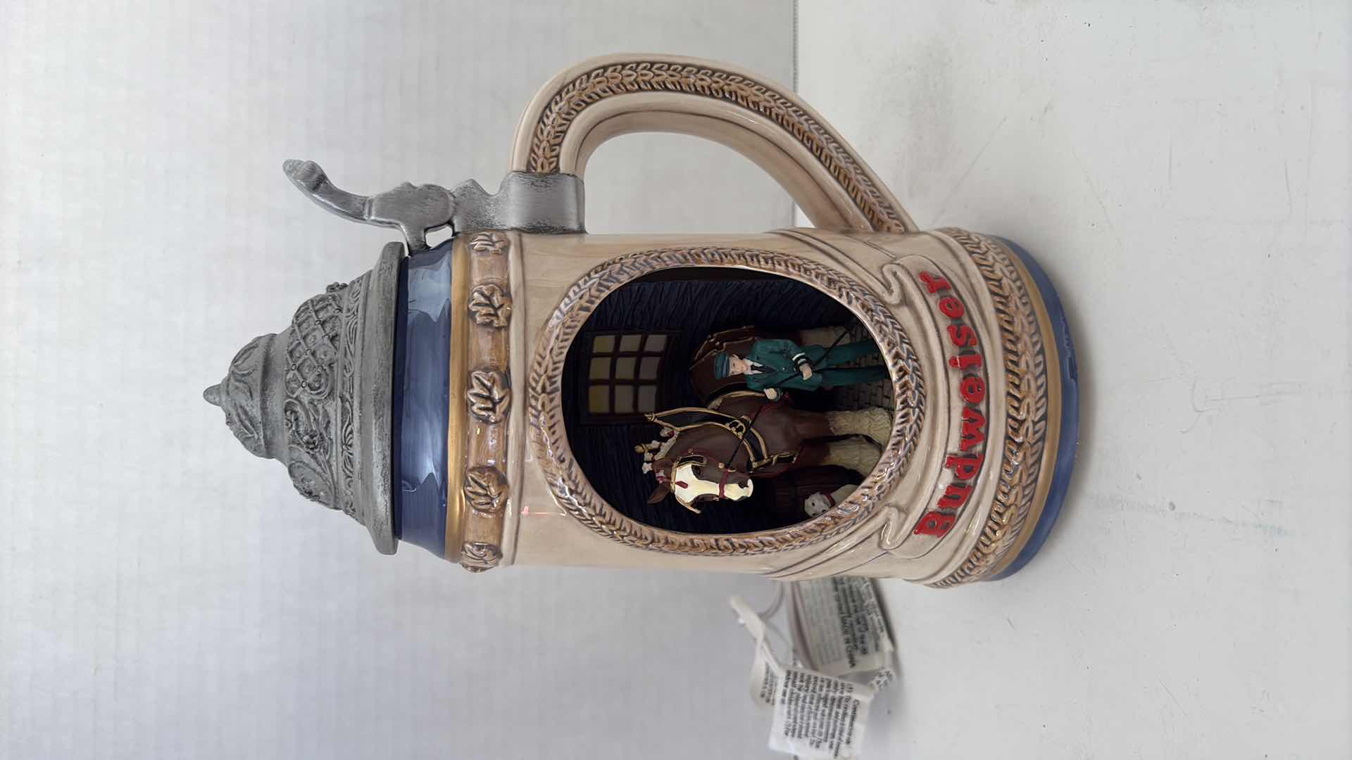 Photo 1 of BUDWEISER KING OF BEERS CLYDESDALE STEIN NITELITE