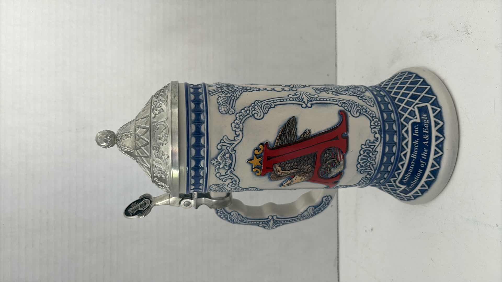 Photo 1 of ANHEUSER BUSCH COLLECTORS CLUB STEIN “1872 and 1886-1889” COA