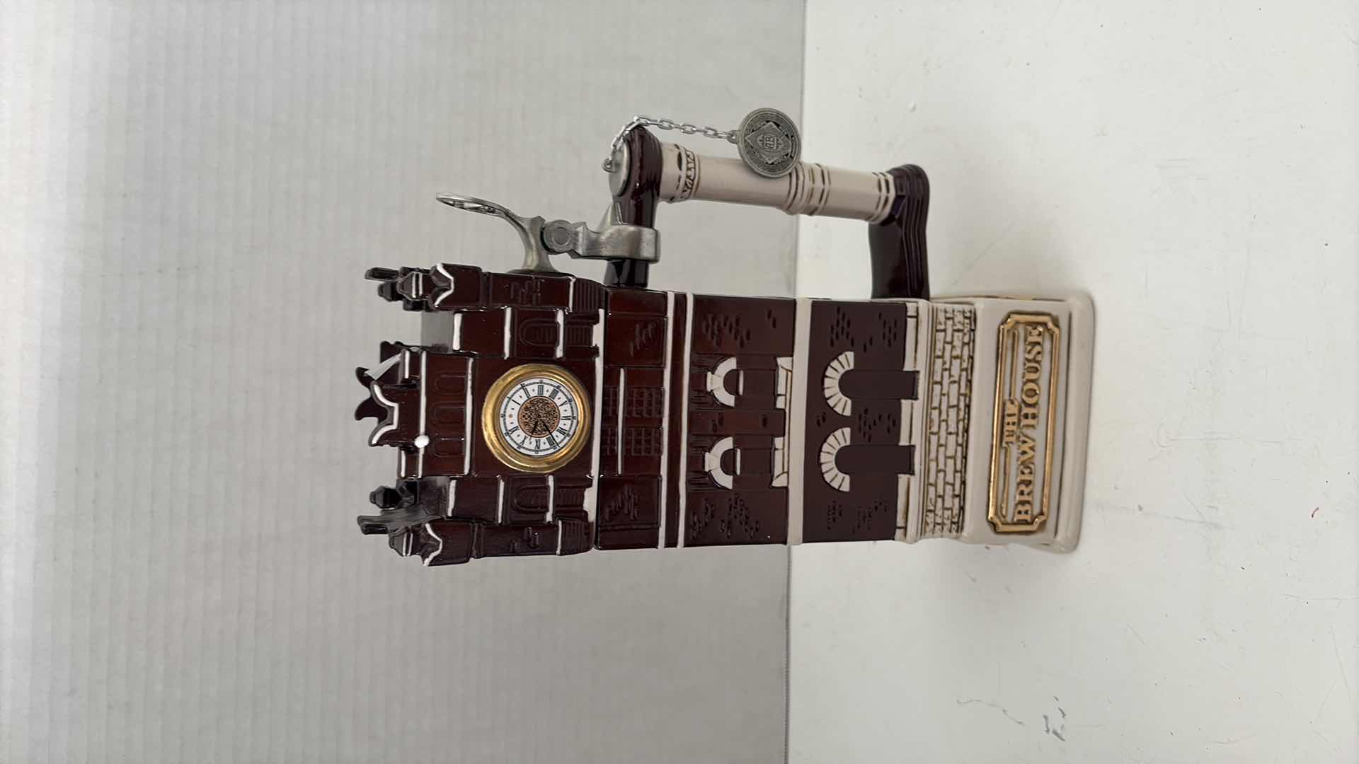 Photo 1 of 2005 ANHEUSER BUSCH”BREW HOUSE CLOCK TOWER” 10TH ANNIVERSARY COLLECTORS CLUB STEIN