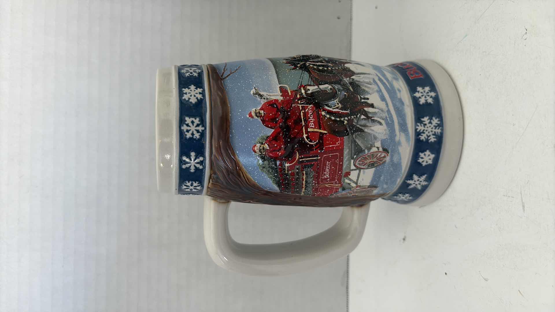 Photo 1 of 1995 BUDWEISER HOLIDAY STEIN “LIGHTING THE WAY HOME “