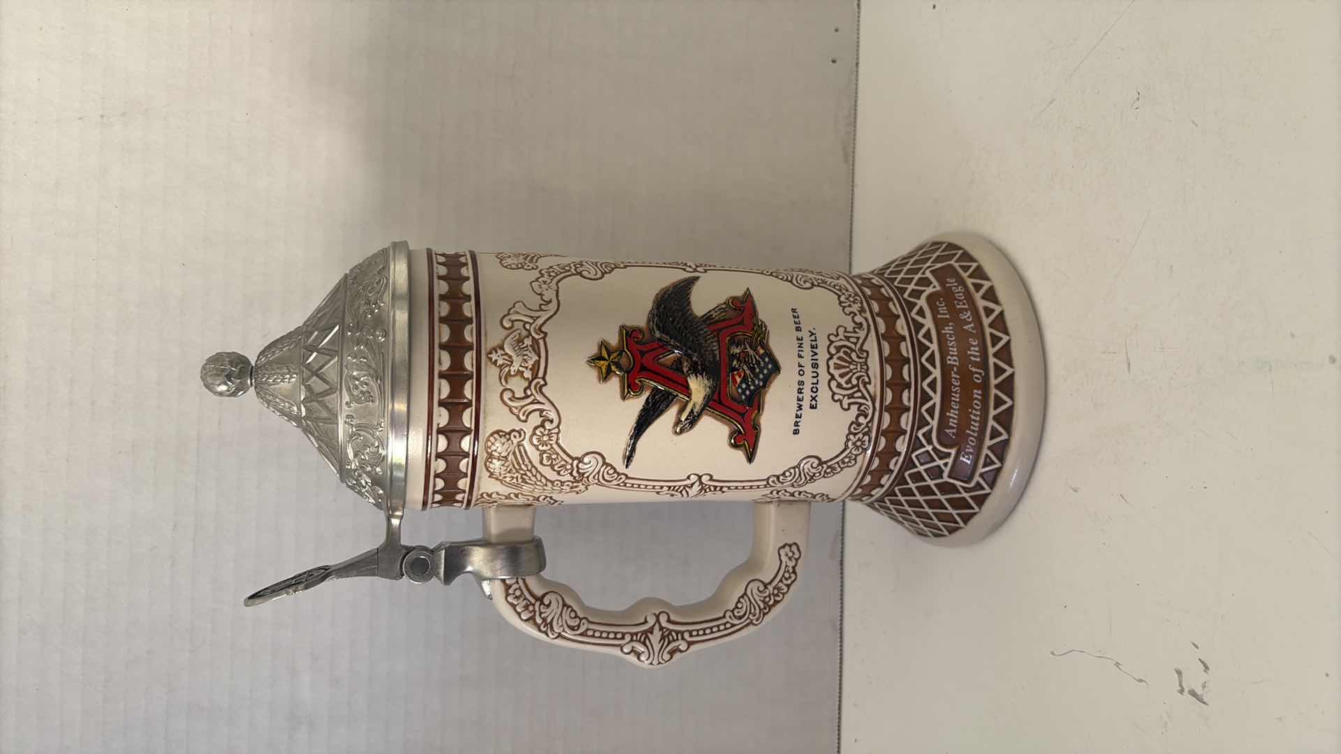 Photo 1 of 2004 ANHEUSER BUSCH COLLECTORS CLUB STEIN “1933- 1939 and 1975+” COA