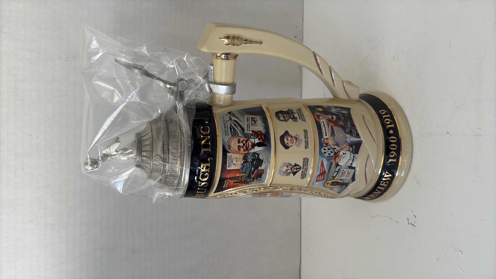Photo 1 of ANHEUSER BUSCH “ORVILLE AND WILBUR WRIGHT” STEIN