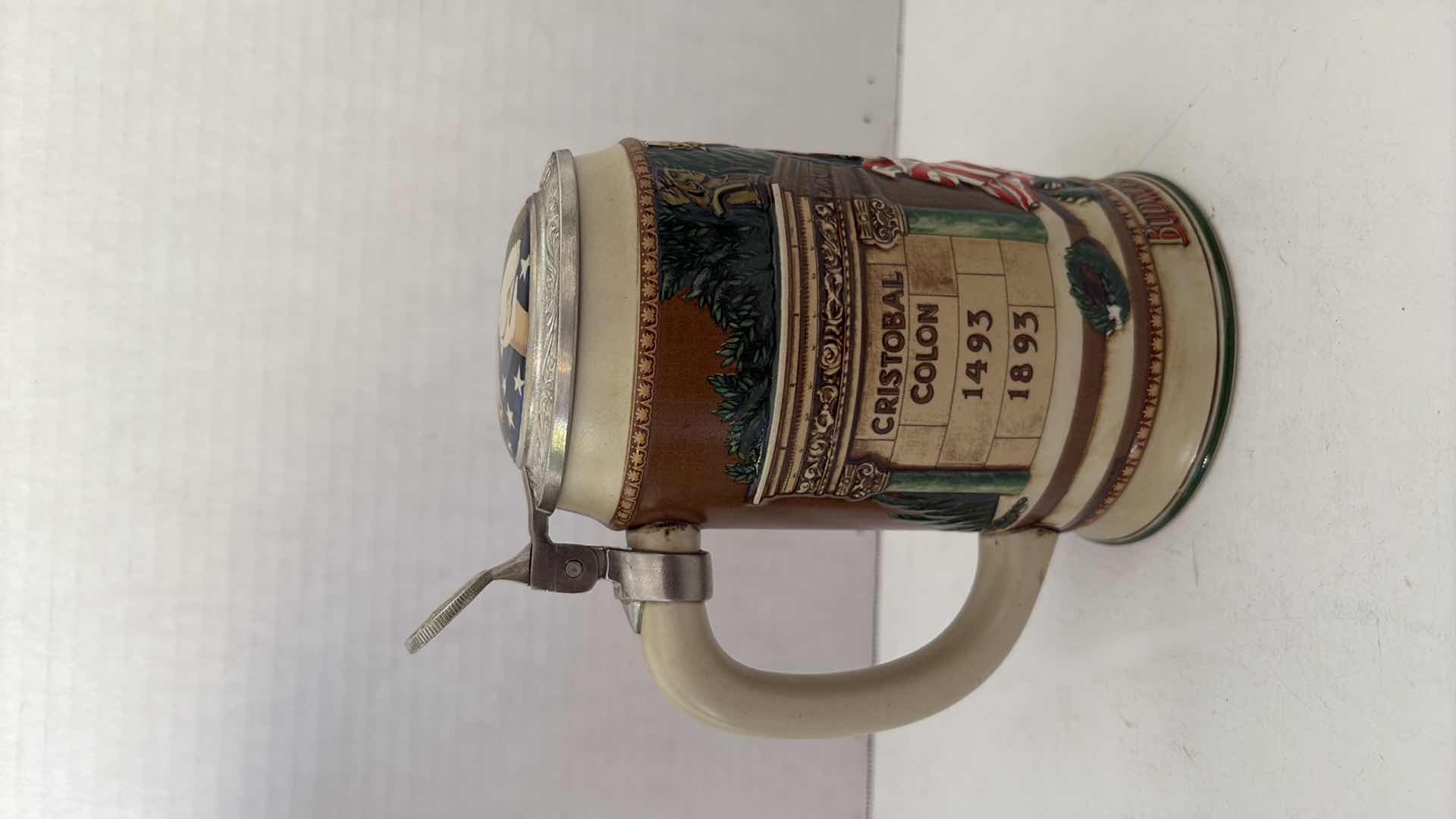 Photo 1 of BUDWEISER ARCHIVES SERIES 1 1893 COLUMBIAN EXPOSITION STEIN
