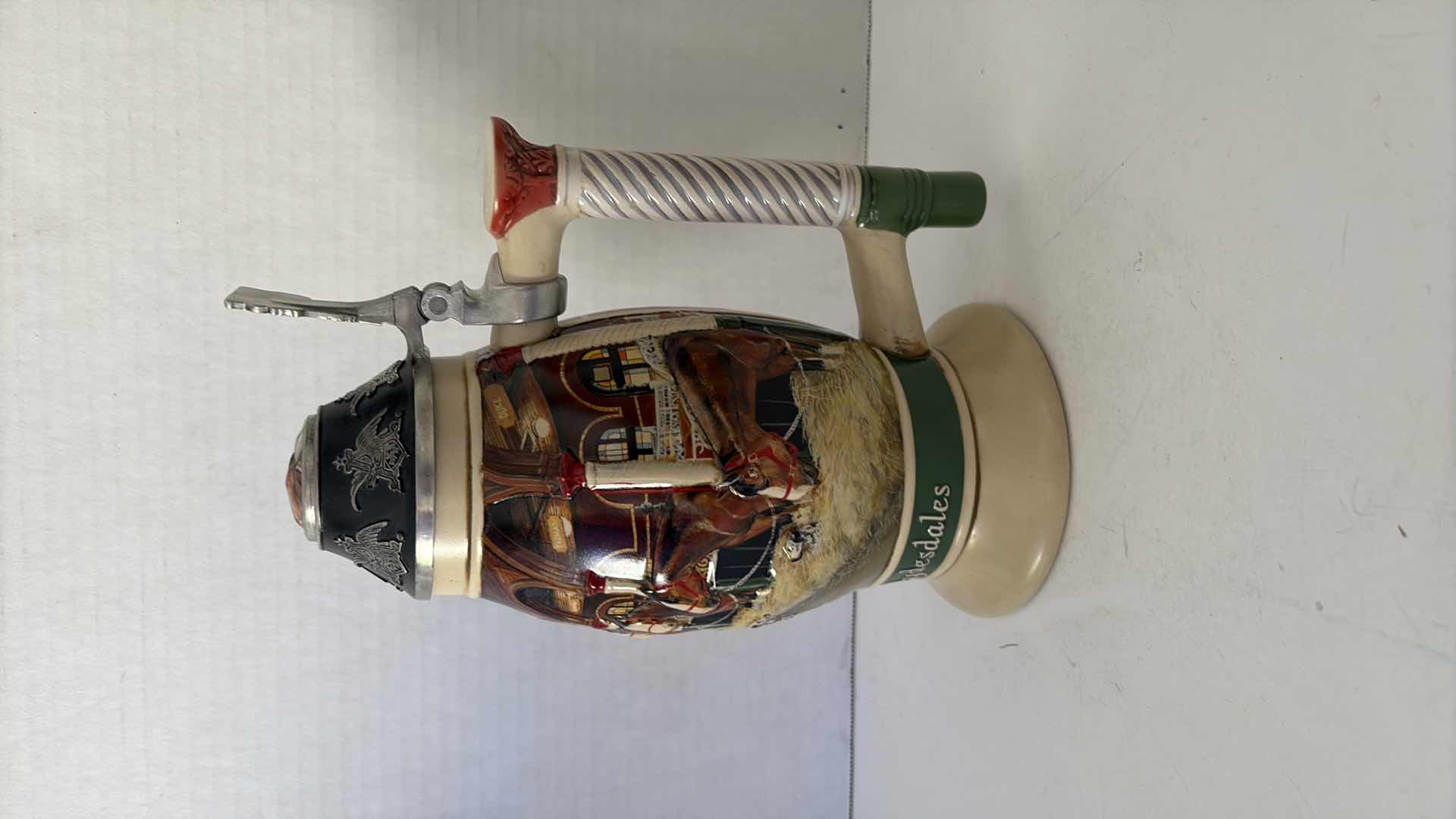 Photo 1 of 2005 ANHEUSER BUSCH 10TH ANNIVERSARY COLLECTORS CLUB STEIN “THE HITCH AT HOME”