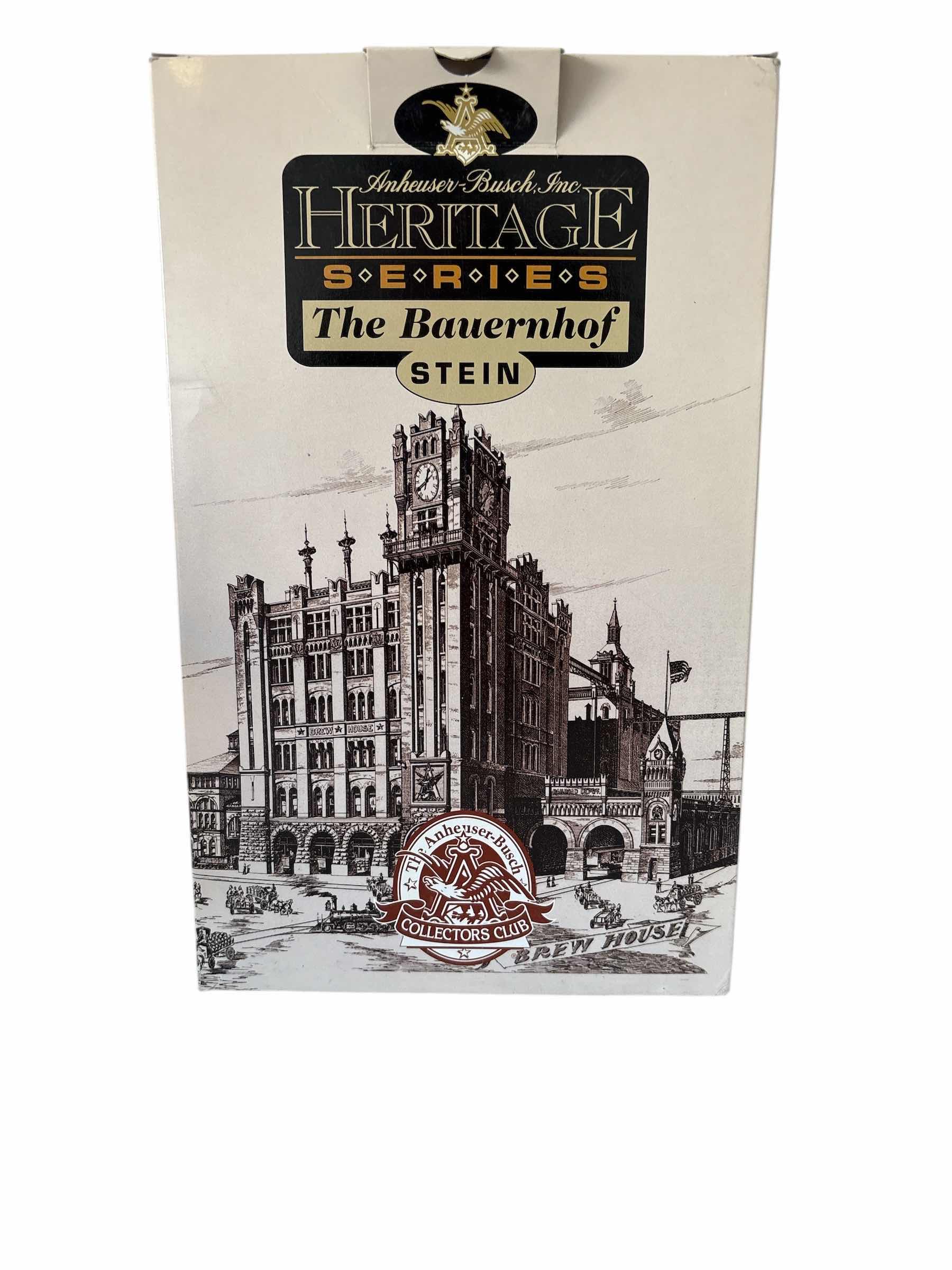 Photo 1 of ANHEUSER BUSCH HERITAGE SERIES “ THE BAUERNHOF “ STEIN