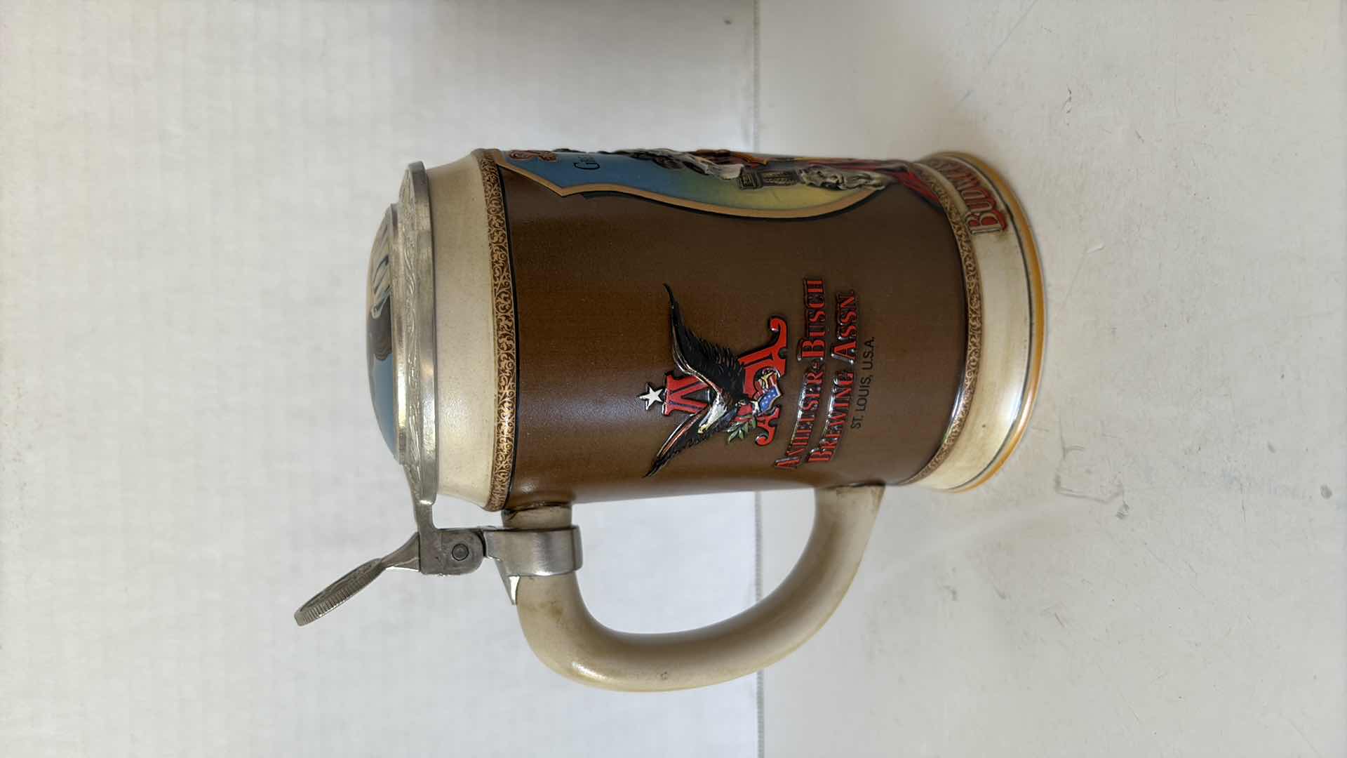 Photo 1 of BUDWEISER ARCHIVE SERIES 3 “BUDWEISERS GREATEST TRIUMPH” STEIN
