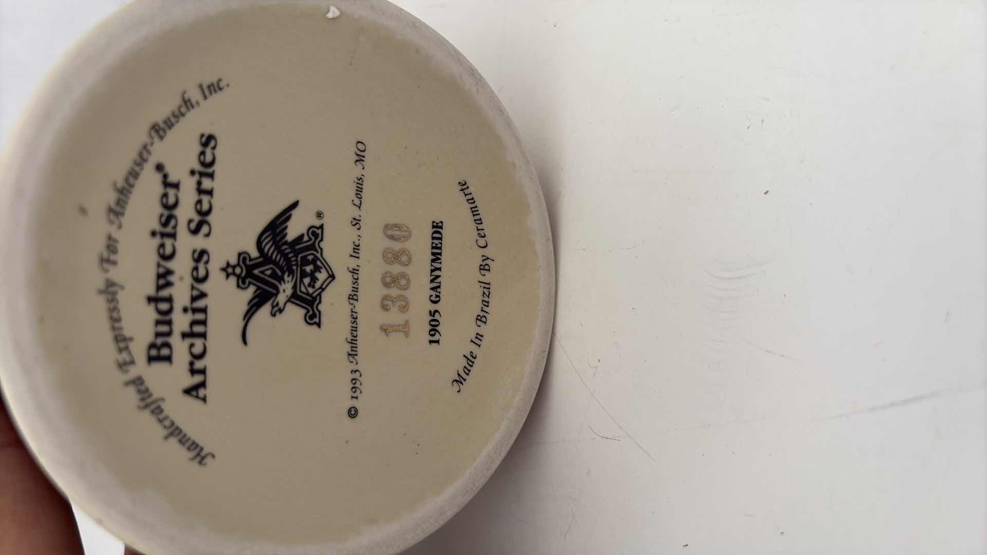 Photo 1 of BUDWEISER ARCHIVES SERIES 2 “GANYMEDE” STEIN