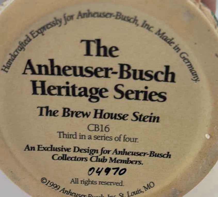 Photo 1 of ANHEUSER BUSCH HERITAGE SERIES “ THE BREW HOUSE “ STEIN