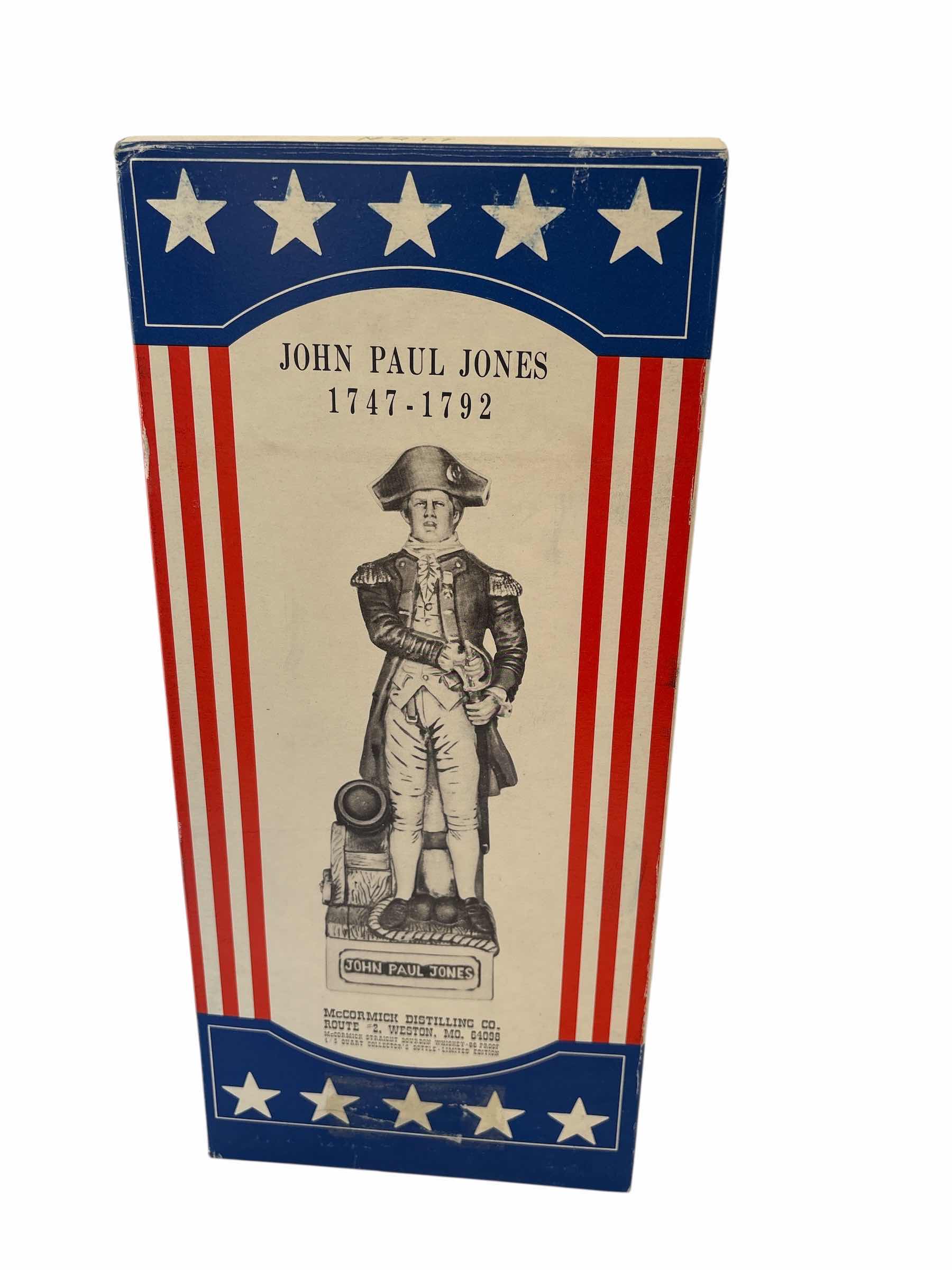 Photo 1 of MCCORMICK BOURBON  “JOHN PAUL JONES ”PORCELAIN DECANTER (EMPTY)