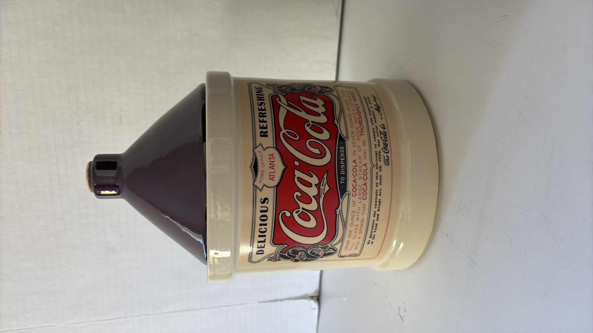 Photo 1 of COCA COLA JUG COOKIE JAR