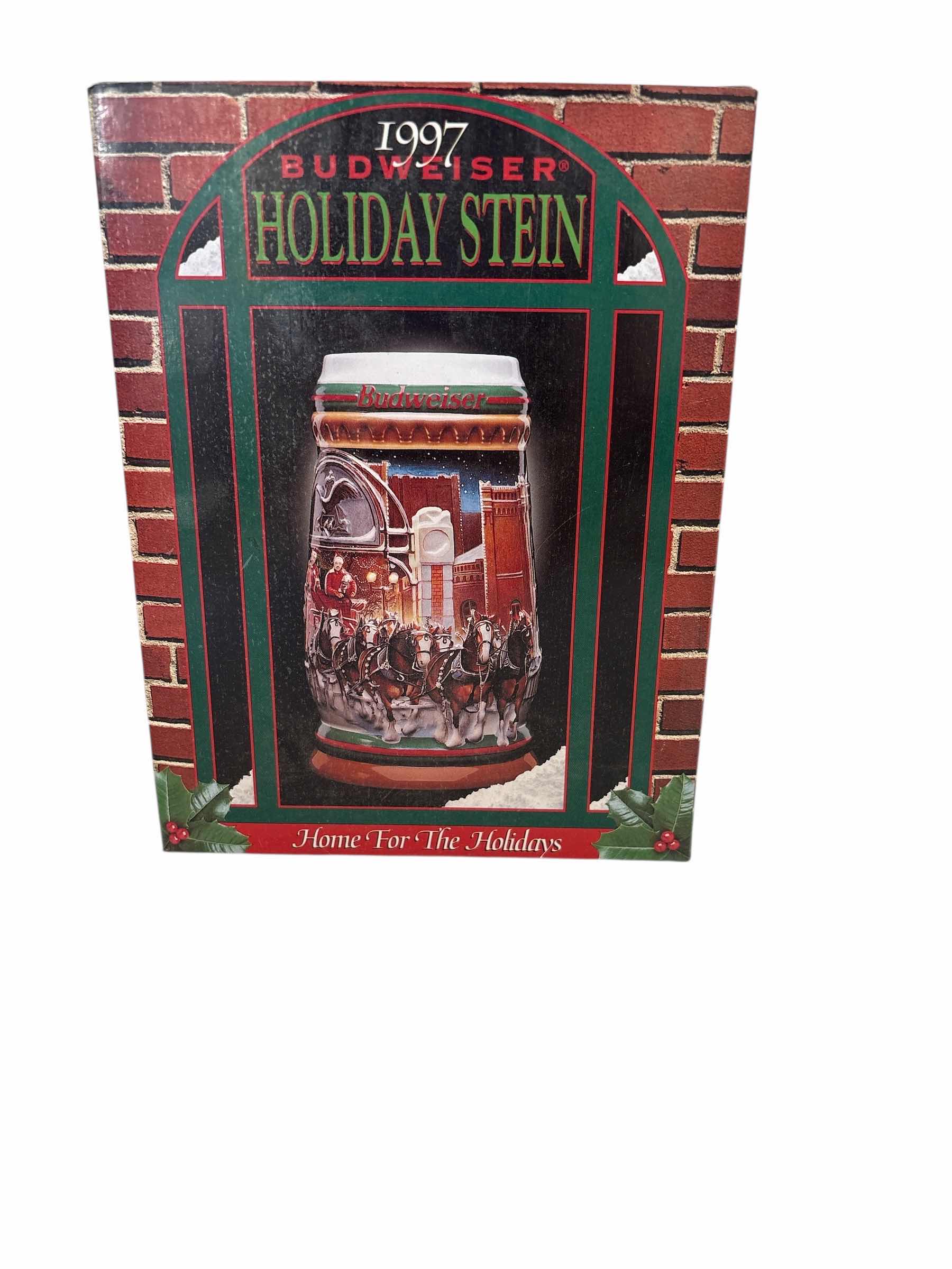 Photo 1 of 1997 BUDWEISER HOLIDAY “HOME FOR THE HOLIDAYS” STEIN