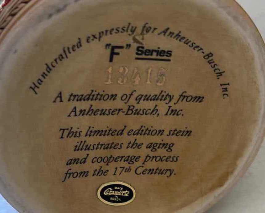 Photo 1 of ANHEUSER BUSCH “TOMORROWS TREASURES” STEIN