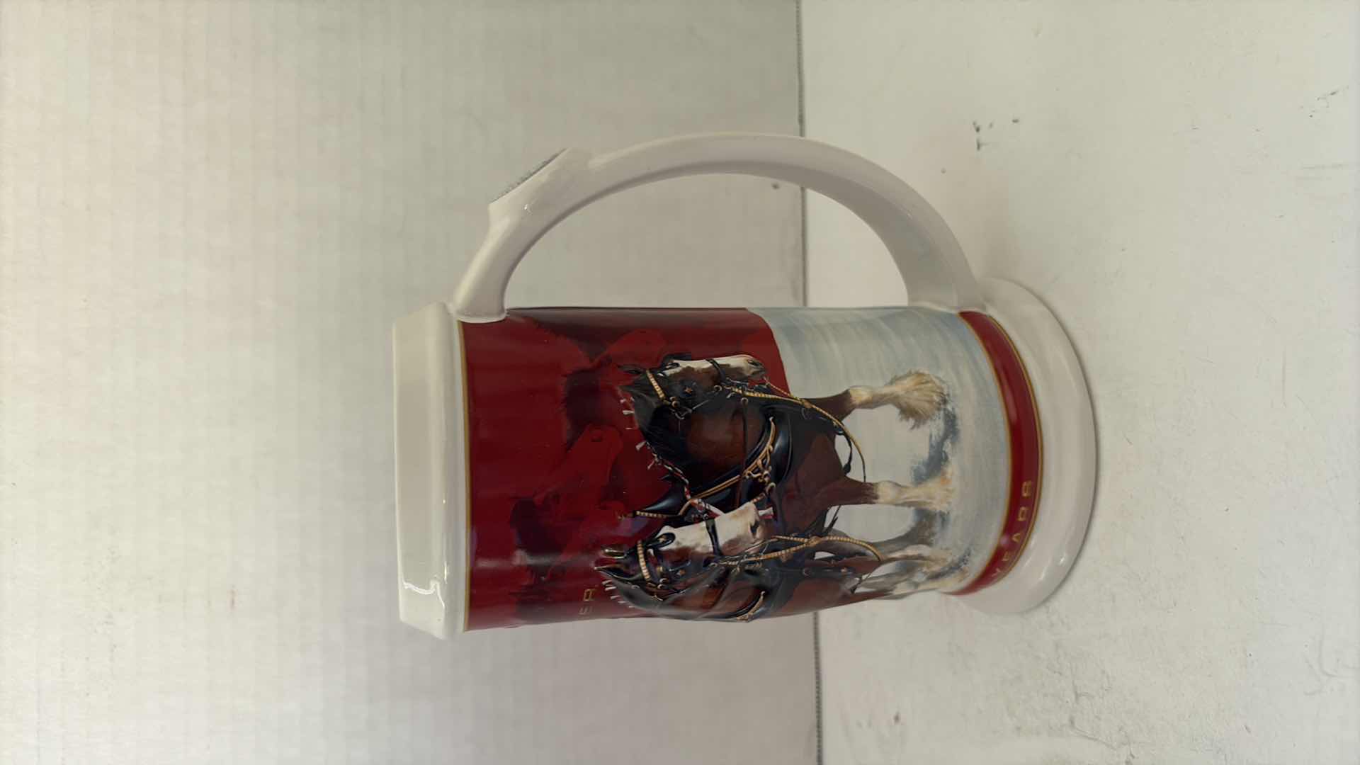 Photo 1 of BUDWEISER HOLIDAY STEIN 1980 -2004 25TH ANNIVERSARY