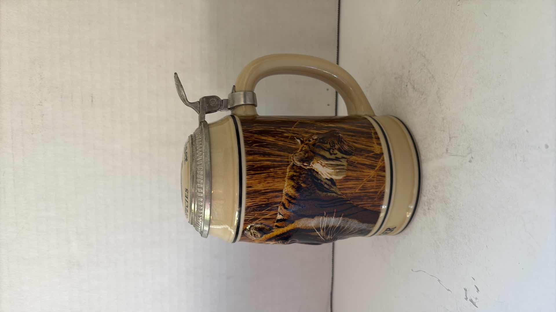 Photo 1 of BUDWEISER ENDANGERED SPECIES SERIES “ASIAN TIGER” STEIN