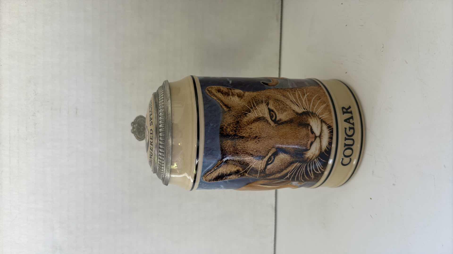 Photo 1 of BUDWEISER ENDANGERED SPECIES SERIES “COUGAR” STEIN