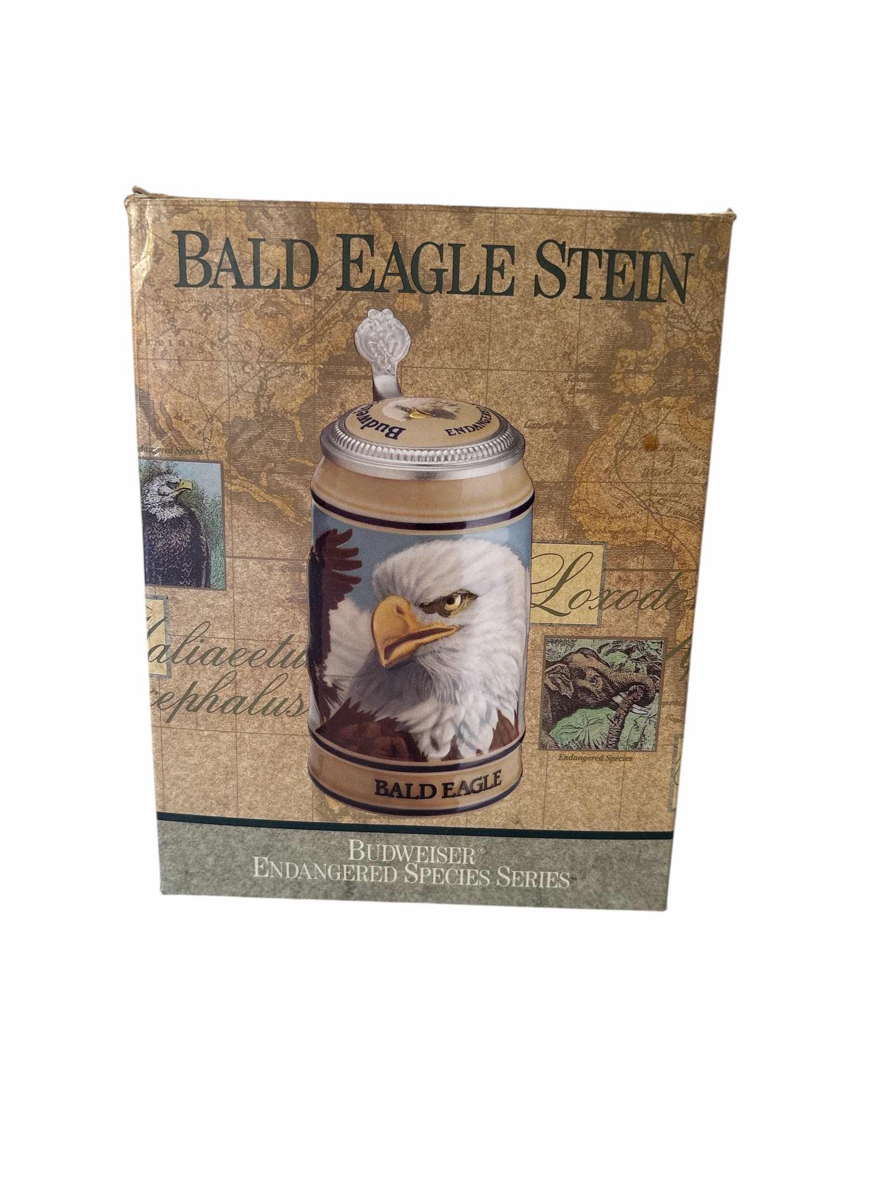 Photo 1 of BUDWEISER ENDANGERED SPECIES SERIES “BALD EAGLE“ STEIN
