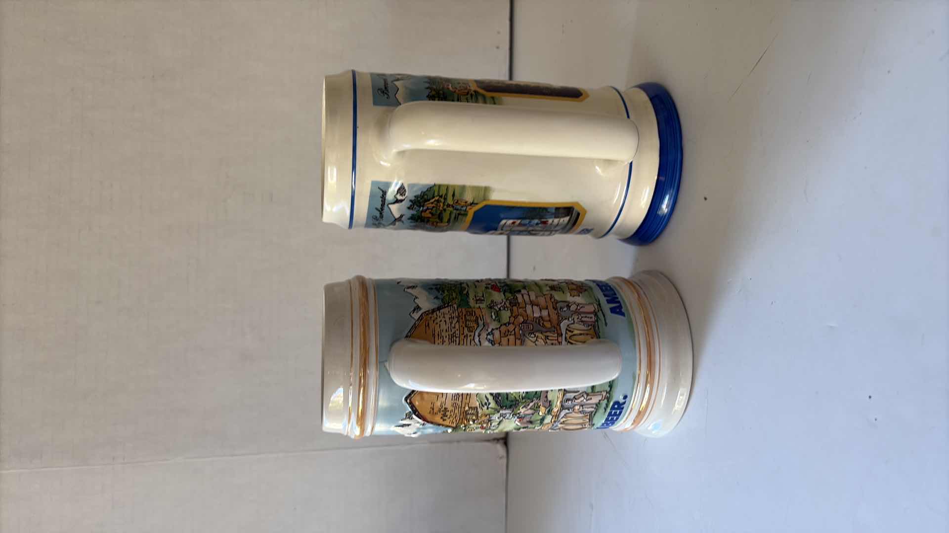 Photo 1 of HEILEMANS OLD STYLE BEER STEINS