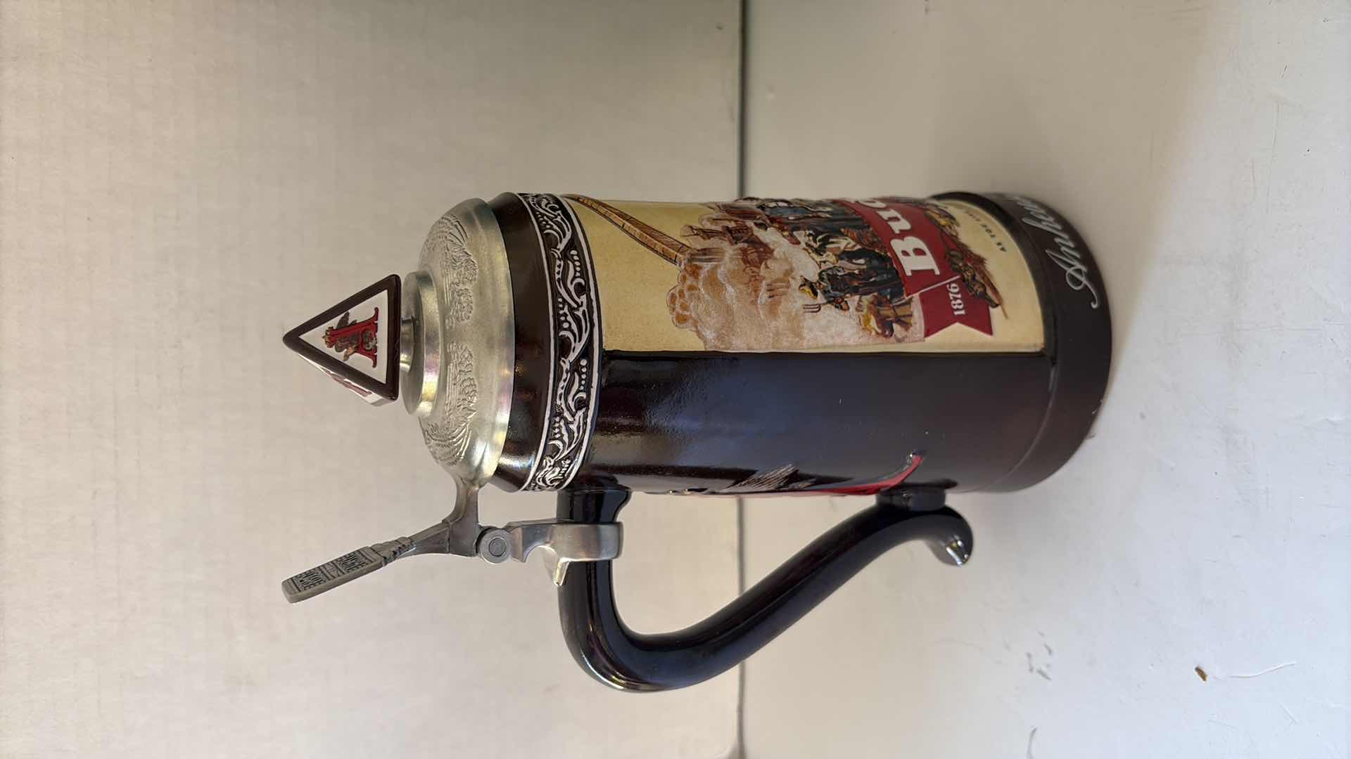 Photo 1 of 2003 ANHEUSER BUSCH COLLECTORS CLUB STEIN “HISTORICAL ADVERTISING 1936” COA