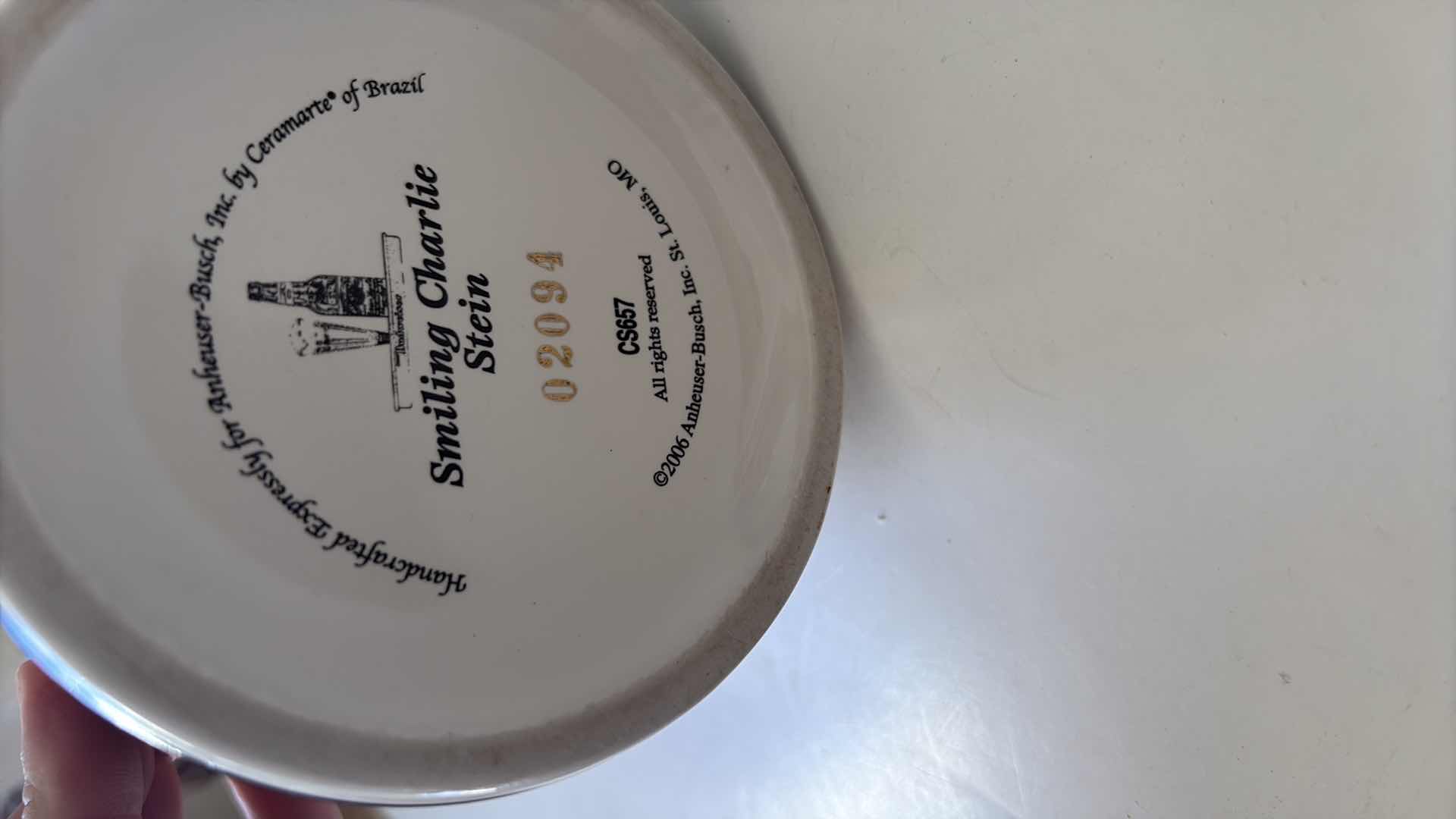 Photo 1 of ANHEUSER BUSCH “SMILING CHARLIE”  NO BOX