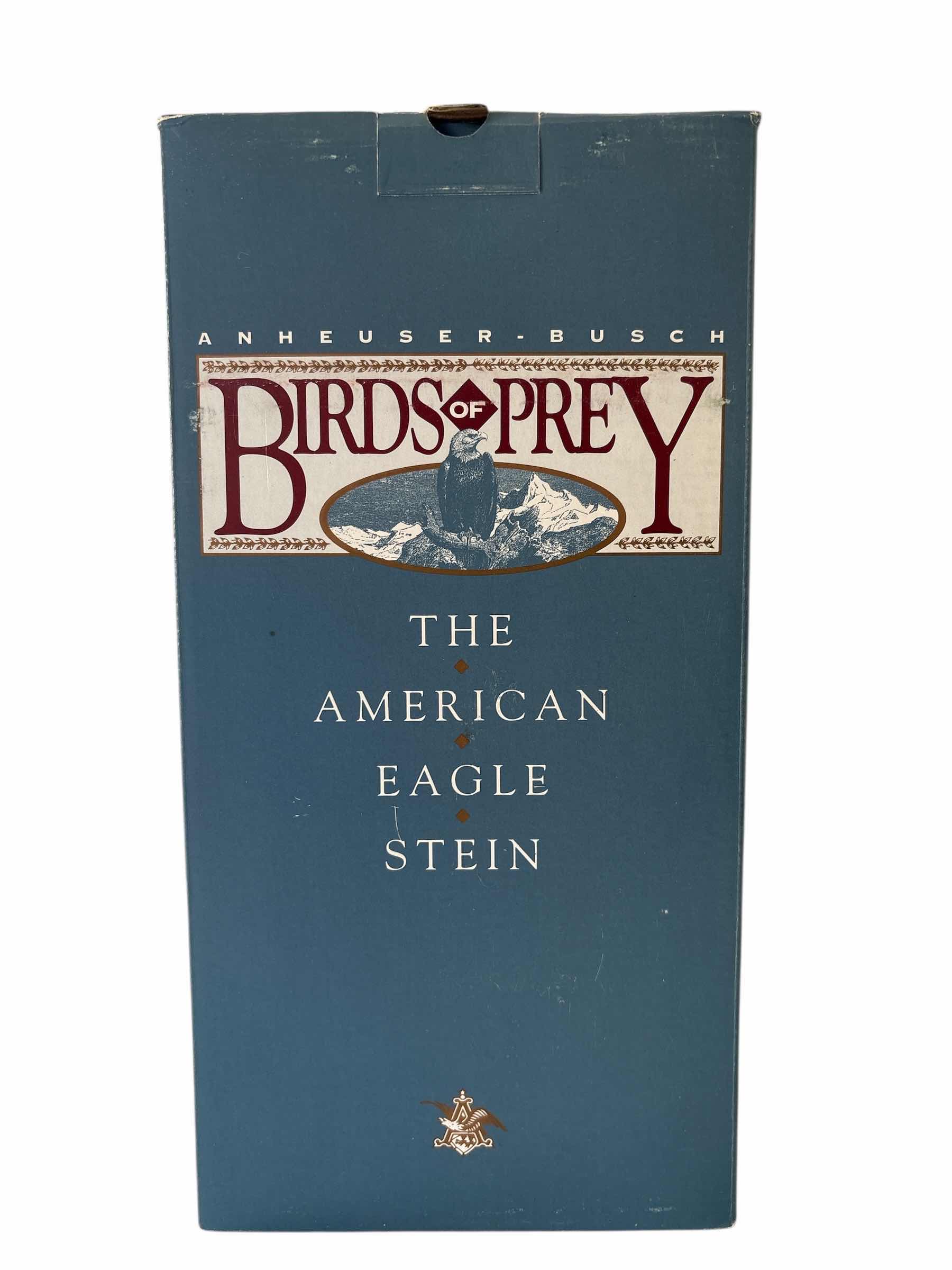 Photo 1 of ANHEUSER BUSCH BIRDS OF PREY “ AMERICAN EAGLE” STEIN