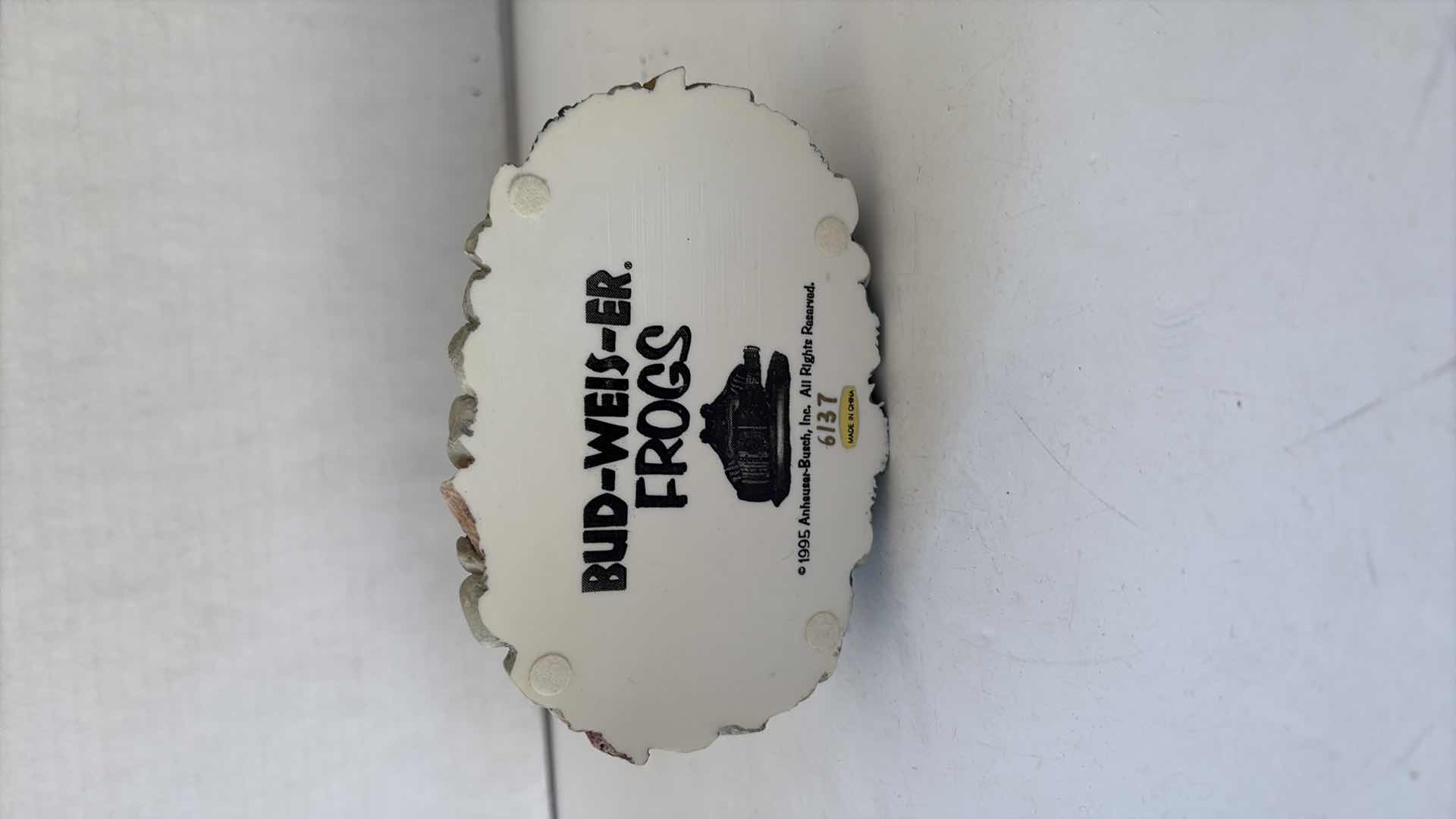 Photo 1 of BUDWEISER FROGS FIGURINE