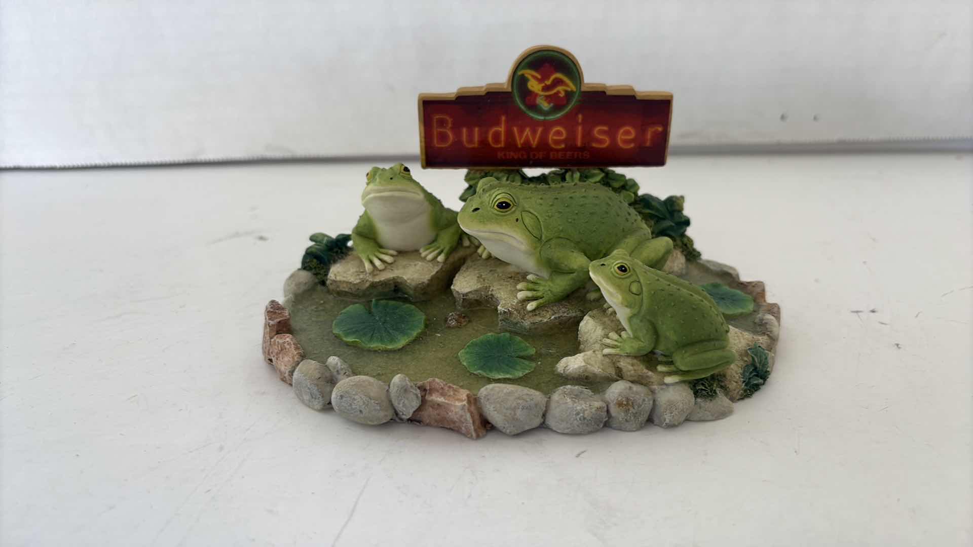 Photo 1 of BUDWEISER FROGS FIGURINE