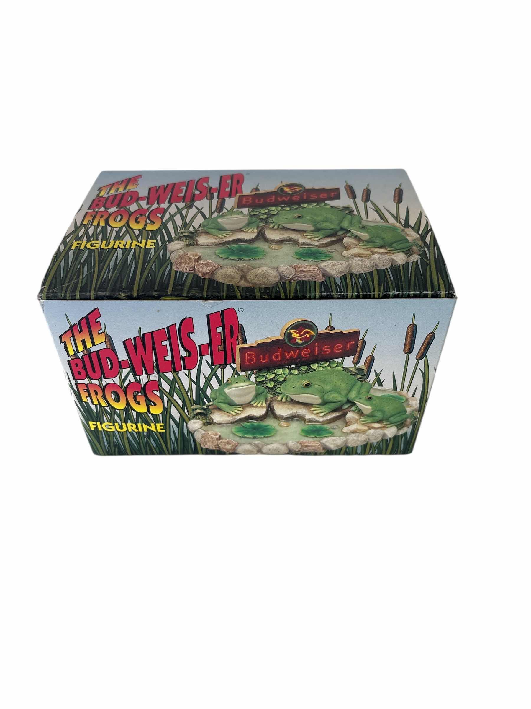 Photo 1 of BUDWEISER FROGS FIGURINE