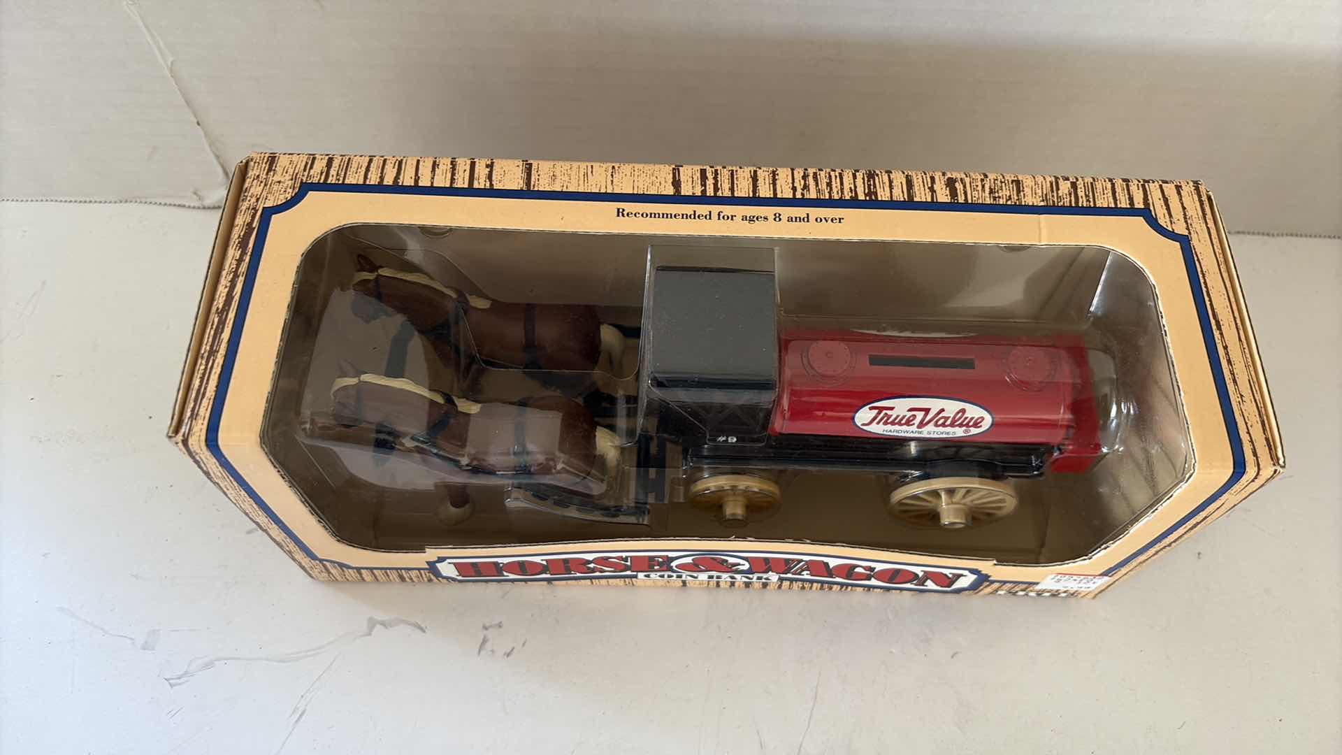 Photo 1 of ERTL “HORSE AND WAGON” COIN BANK