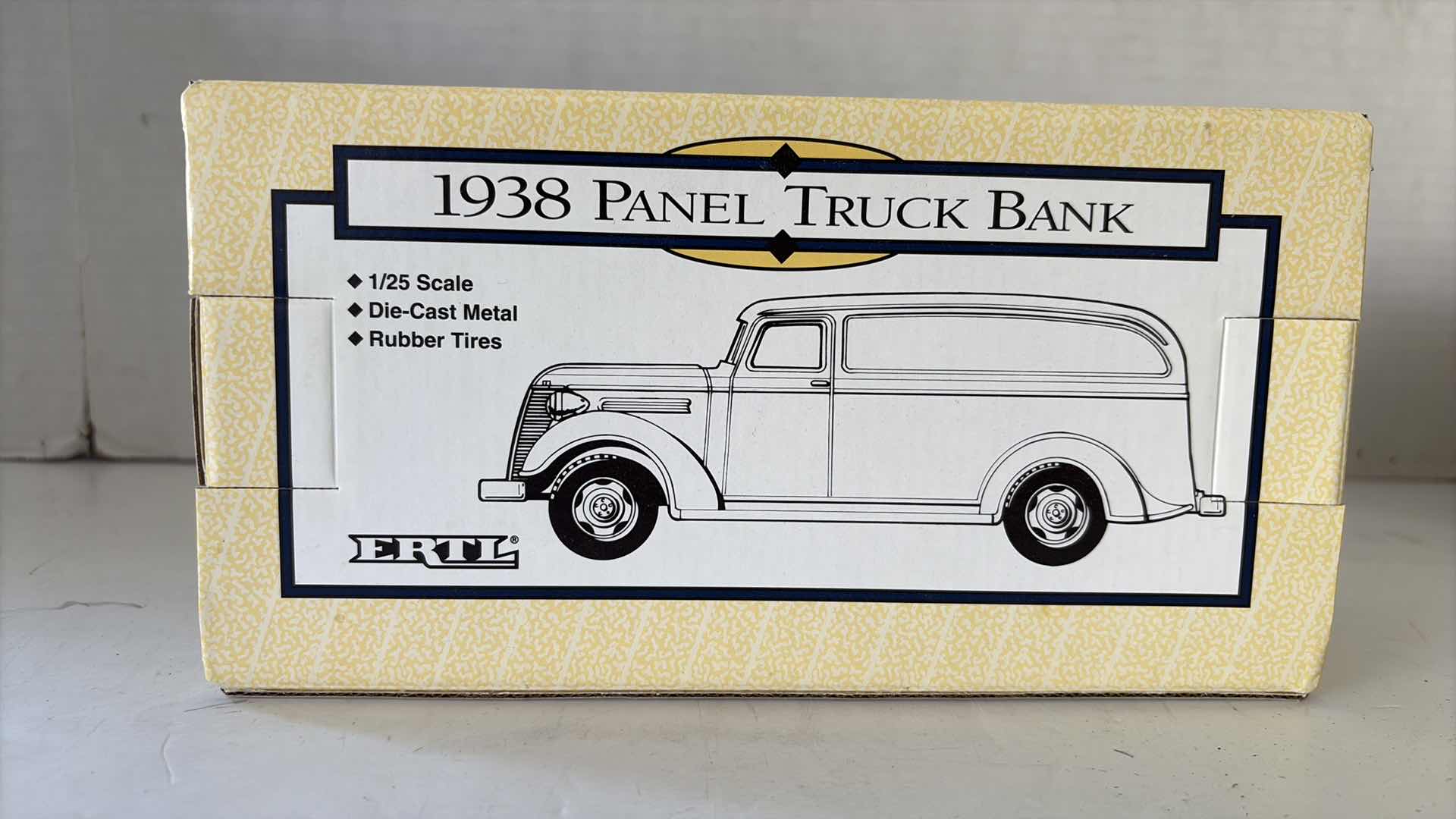 Photo 1 of ERTL “1938 PANEL TRUCK“ DIE CAST METAL BANK