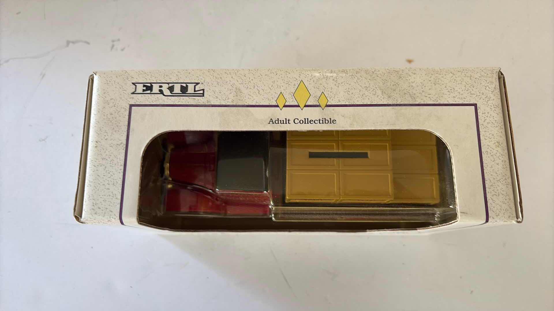 Photo 1 of VINTAGE ERTL "1931 HAWKEYE“ DIE CAST METAL BANK IN ORIGINAL BOX