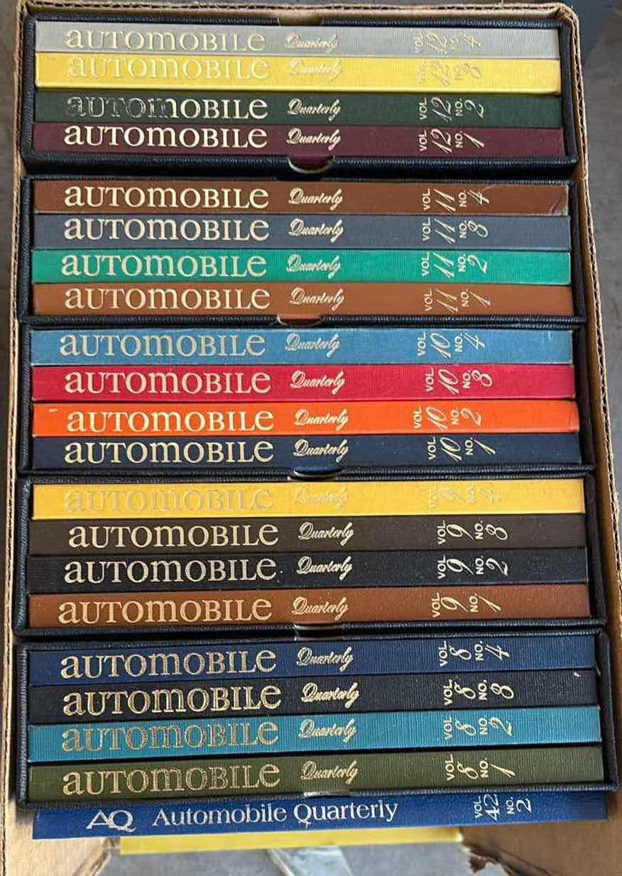 Photo 1 of AUTOMOBILE QUARTERLY BOOKS ASSORTED VOLUMES